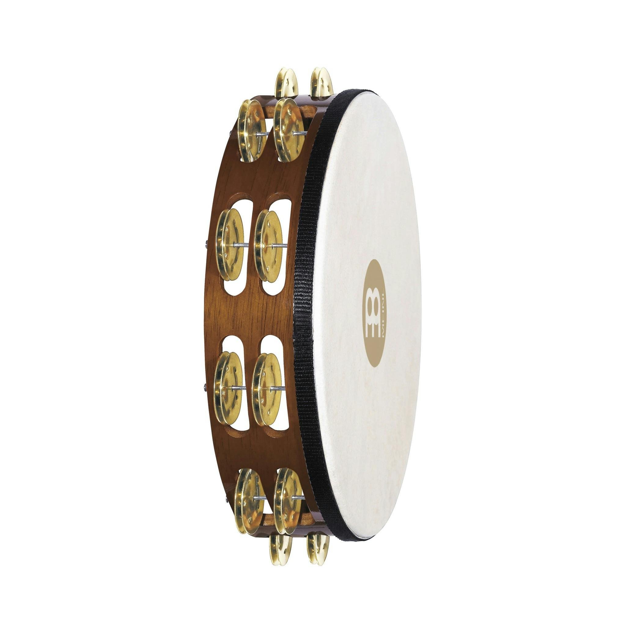 Meinl Headed Tambourine | Brass Jingles African Brown - 60161-tmpEBE1.jpg