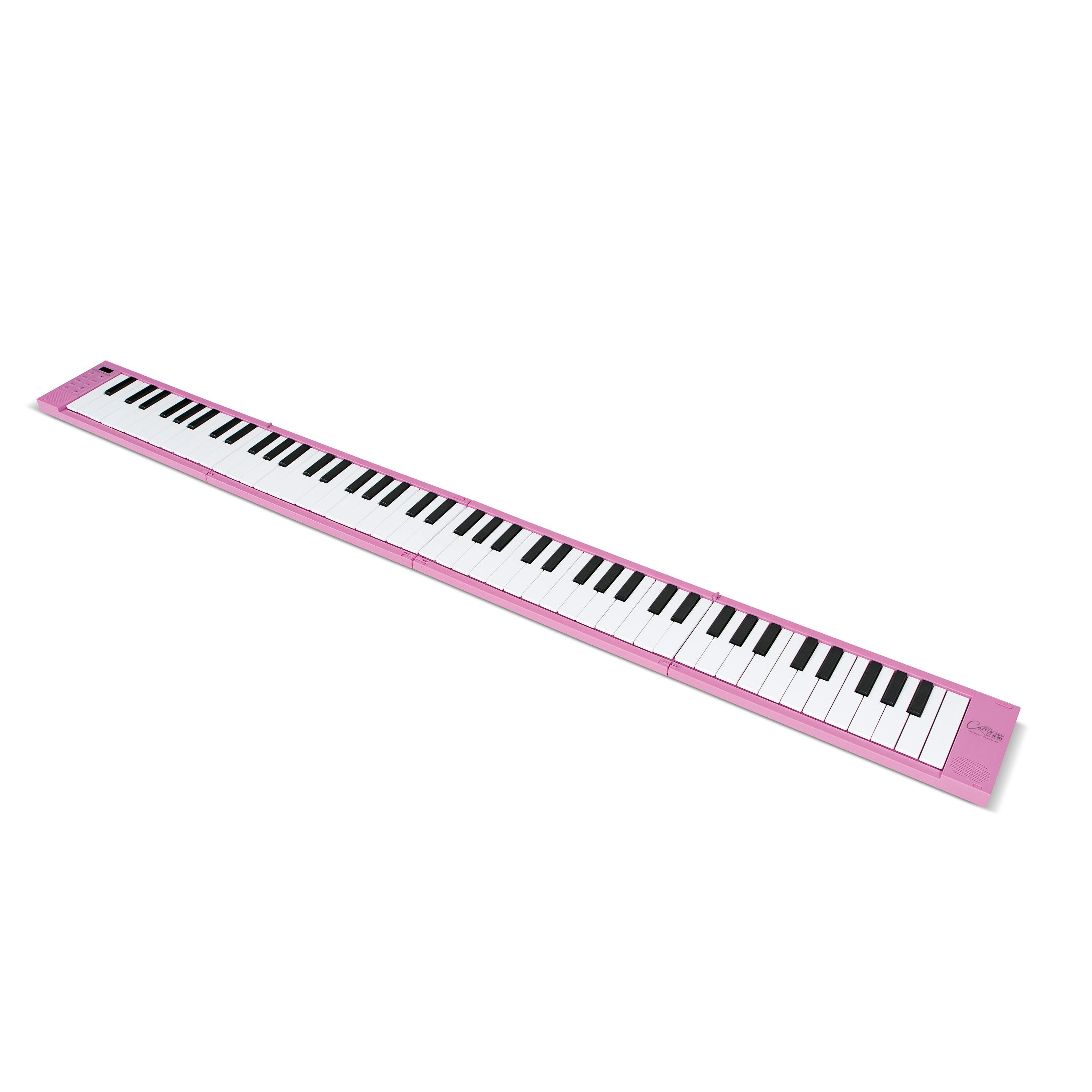 Carry-On FP88 Folding Piano 88-Key – Shell Pink - FP88-PINK-FP88-PINK-RIGHT-White-Shot.jpg