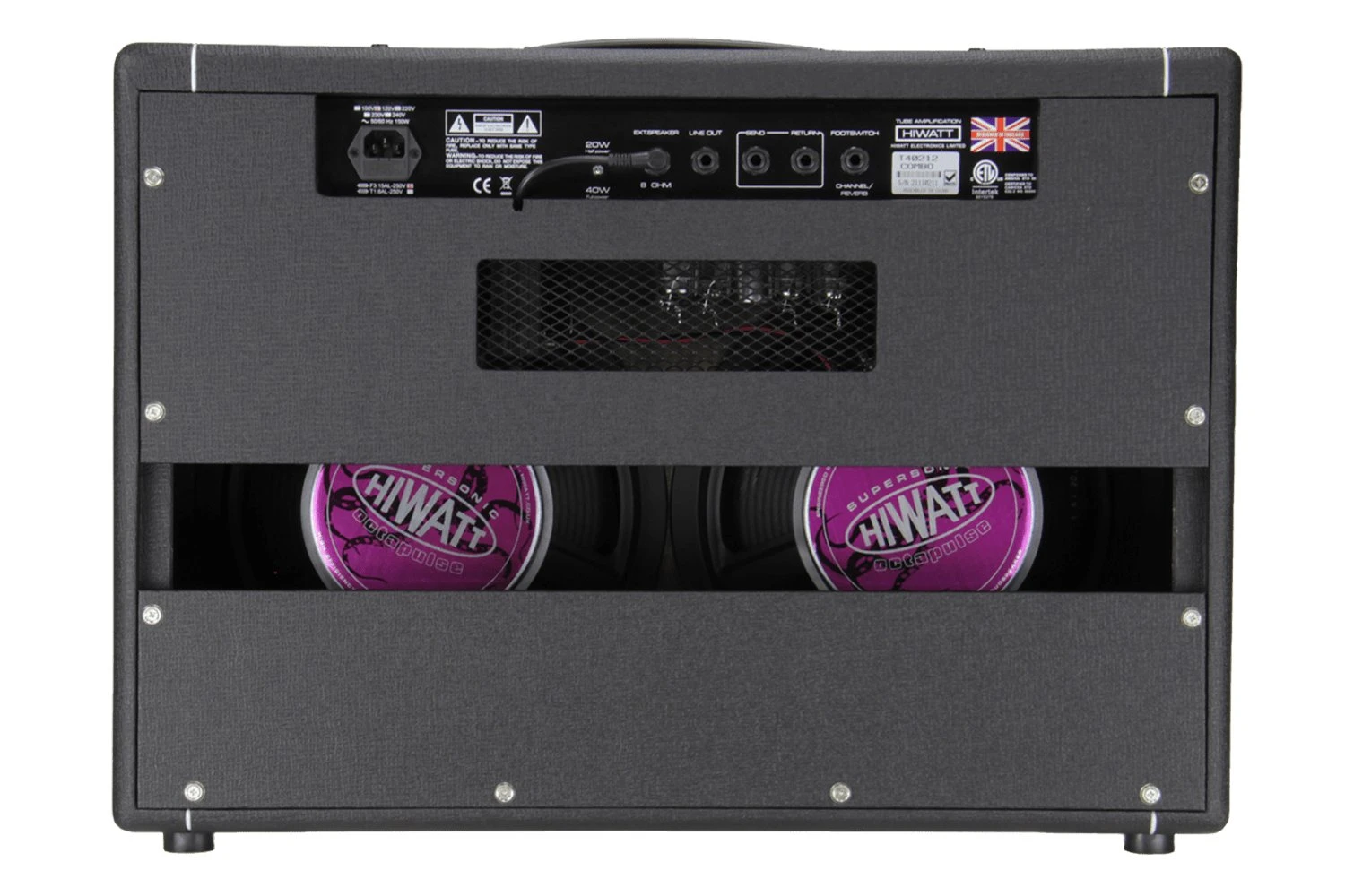 Hiwatt T40/20 Tube Series MKIII 40/20w 2x12 Amplifier Combo - HW-TB-4020-MKIII-2X12C-OCT100-12-BLACK-BACK.jpg