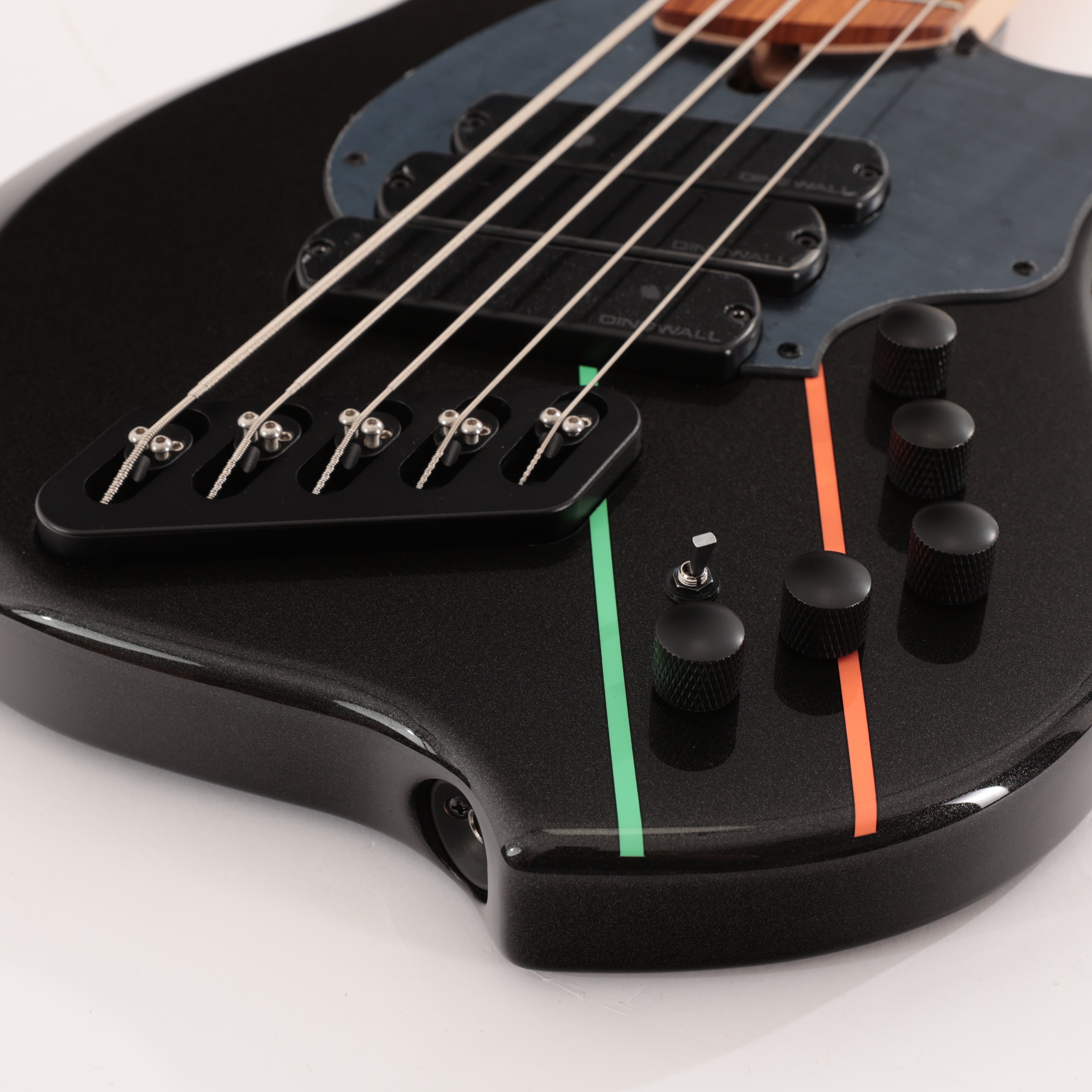 Dingwall John Taylor Signature 5-String Bass Guitar with Rupert Neve Preamp in Metallic Black  - 16682 (9).JPG