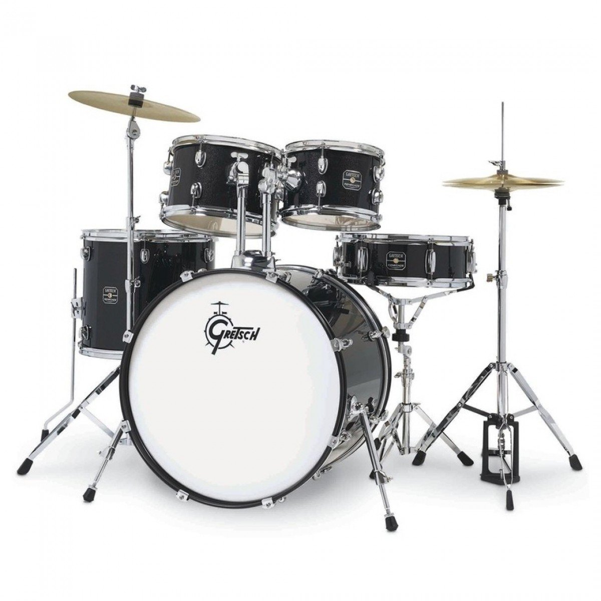 Gretsch Renegade 22" Acoustic Drum Kit in Black Mist  - GR801050 2.jpg