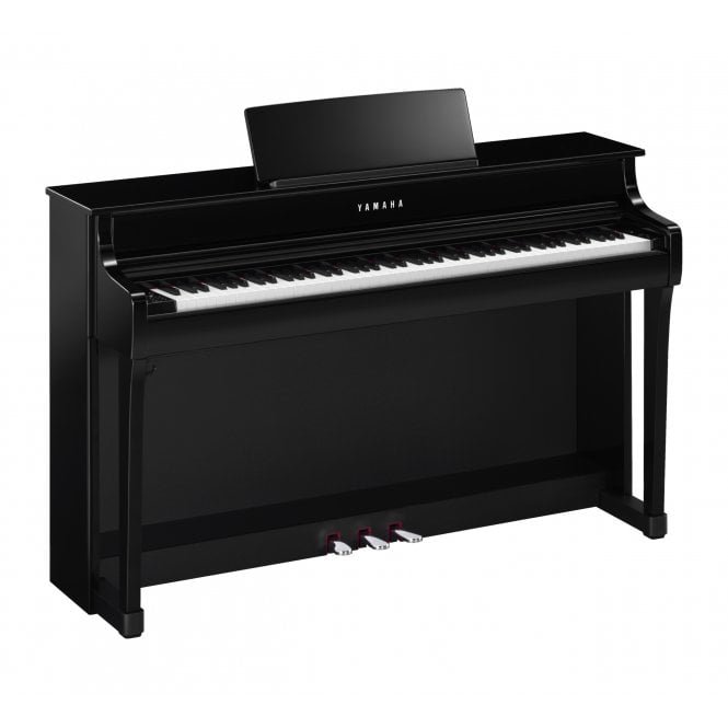 Yamaha Clavinova CLP835PE Home Piano in Polished Ebony - NCLP835PEUK - side.jpg
