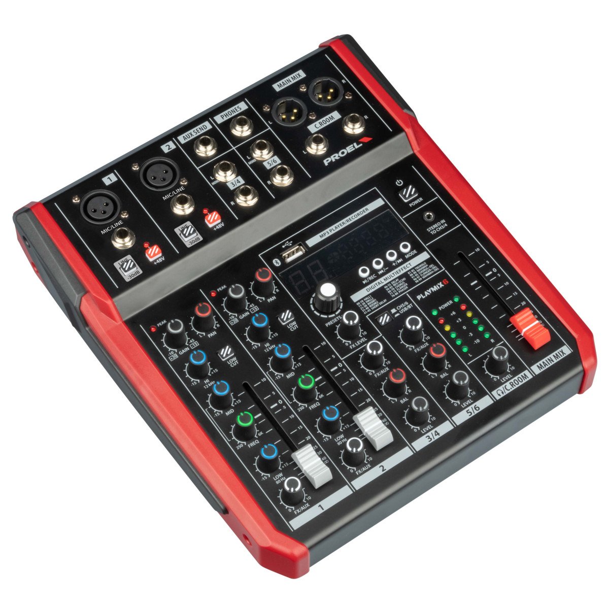 Proel PLAYMIX6 USB Mixing Desk with FX - PLAYMIX6 - main image.jpg