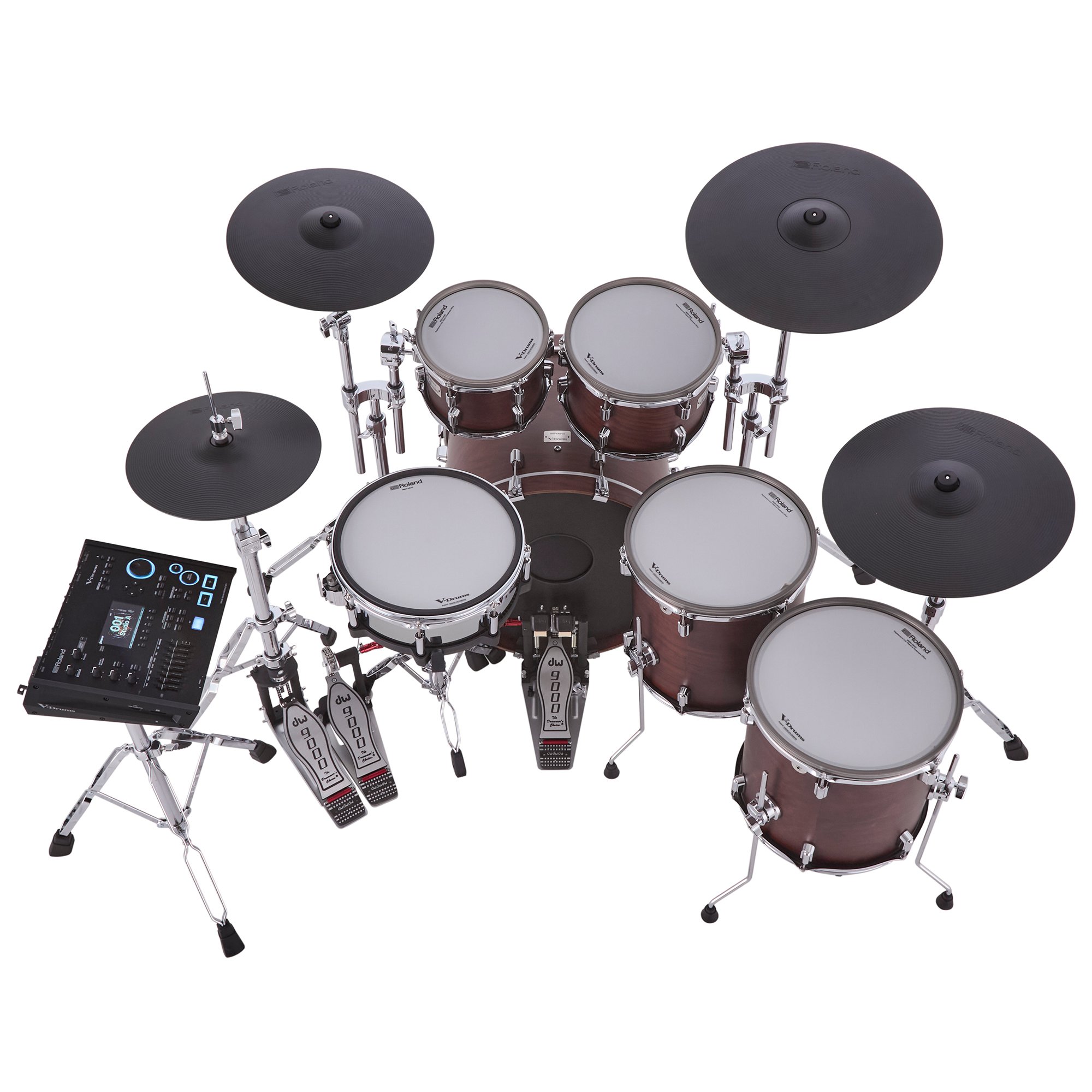 Roland VAD716 Flagship V-Drums Acoustic Design with V71 Sound Module - Satin Walnut - VAD716 SW(T).jpg