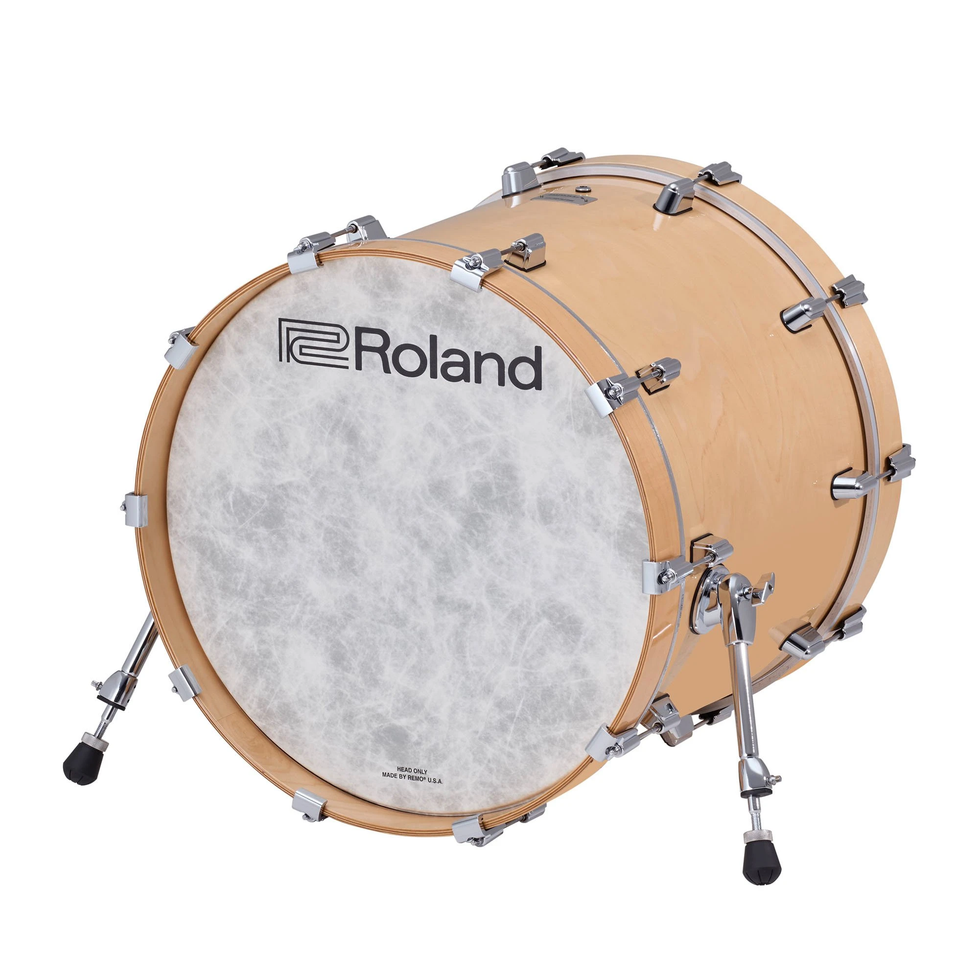 Roland VAD716 Flagship V-Drums Acoustic Design with V71 Sound Module - Gloss Natural - KD-22(GN).jpg
