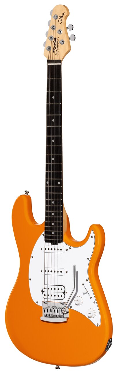 Sterling by Music Man Sub Cutlass CT20 HSS in Sunrise Orange with