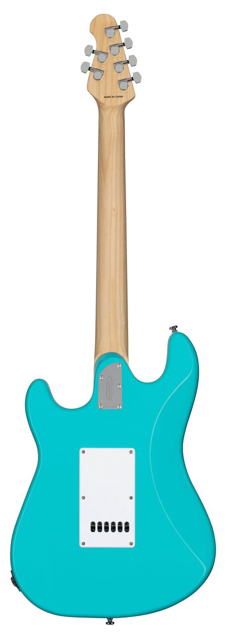 Sterling by Music Man Sub Cutlass CT20 HSS in Electric Blue with Amaranth Neck - ST-CT20HSS-ELB-A1-REAR-FULL.jpg