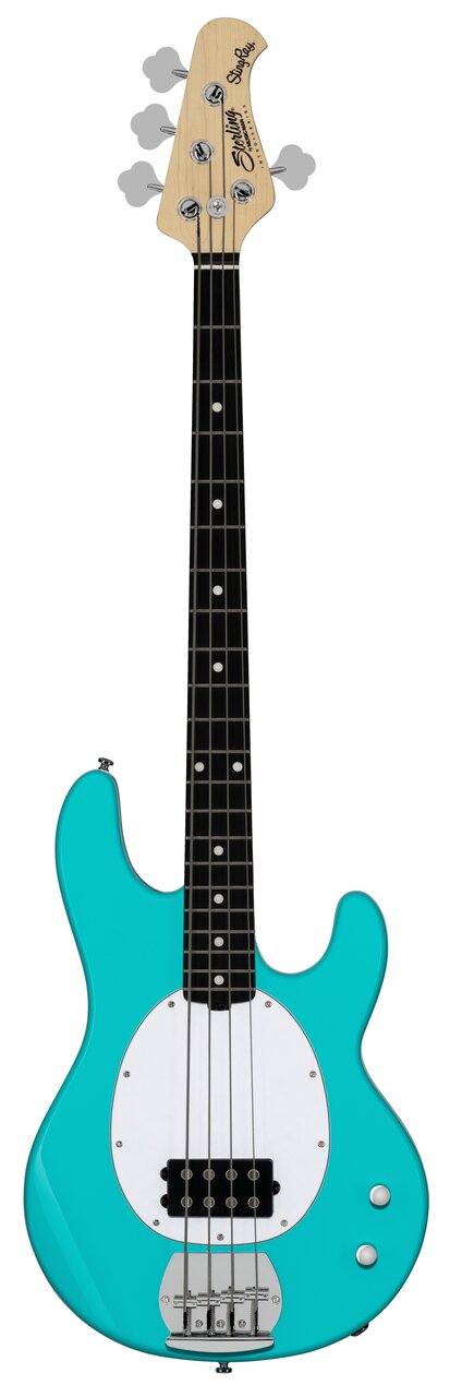 Sterling by Music Man Ray2 StingRay Bass Guitar in Electric Blue with Amaranth Neck - ST-RAY2-ELB-A1-FRONT-FULL.jpg