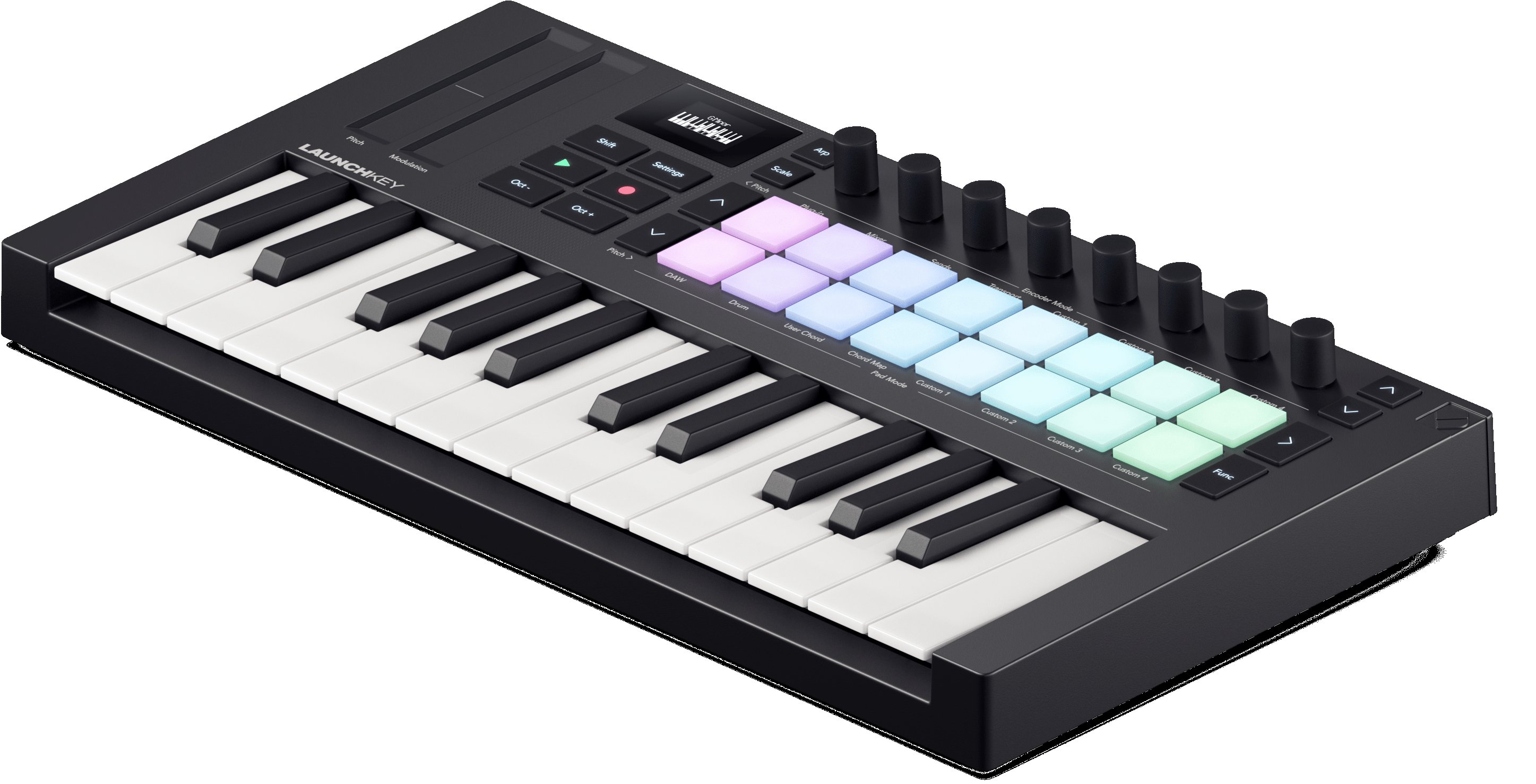 Novation Launchkey Mini MK4 25 Key MIDI Keyboard & Controller - Novation_LKM25_Right_Top-low-res.jpg