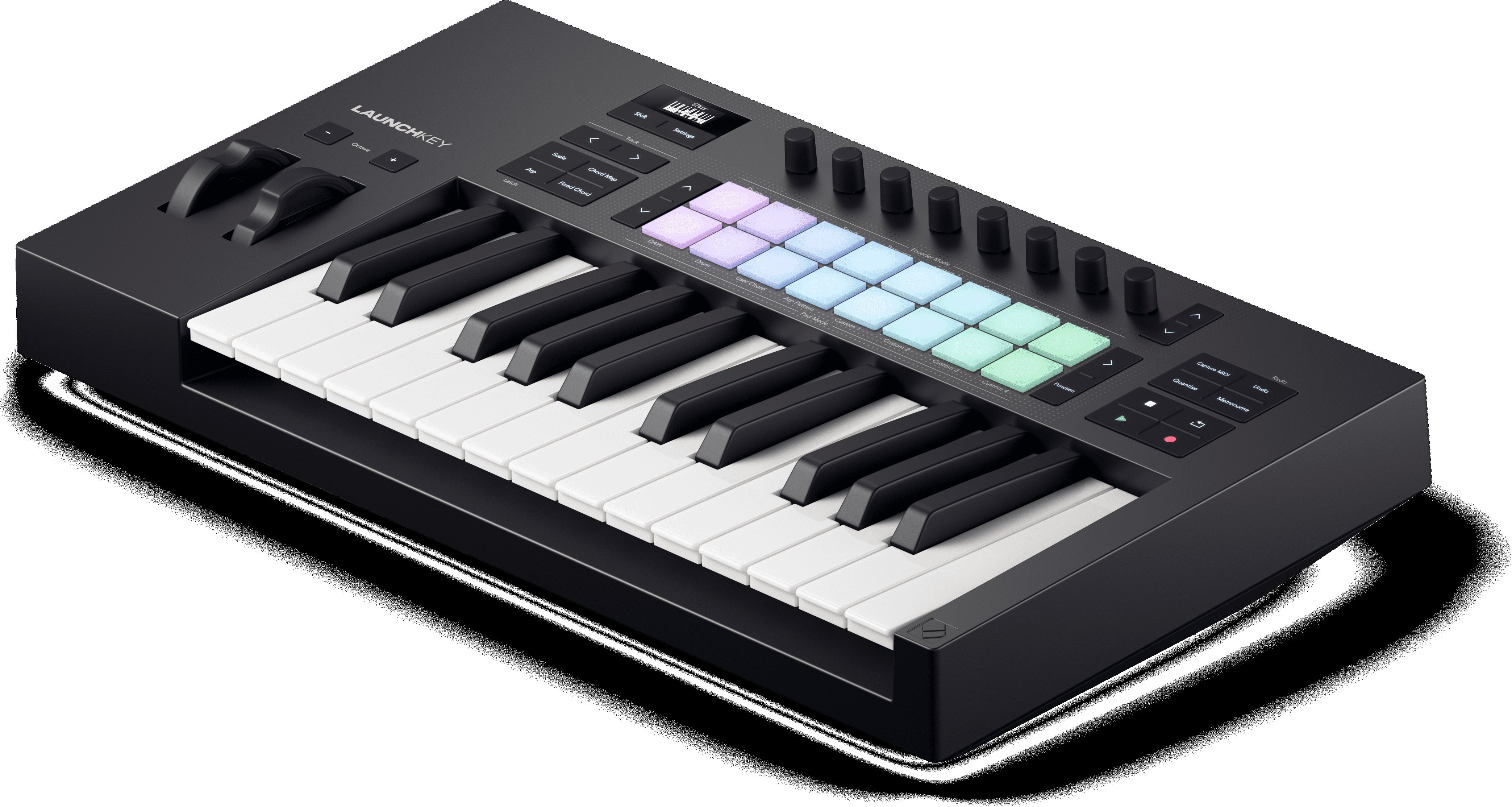 Novation Launchkey 25 MK4 Key MIDI Keyboard & Controller - Novation_LK25_Right_Top-low-res.jpg