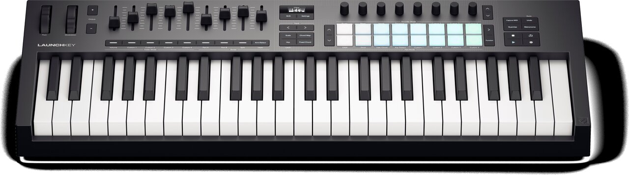 Novation Launchkey MK4 49 Key MIDI Keyboard & Controller - Novation_LK49_Front_Top-low-res.jpg
