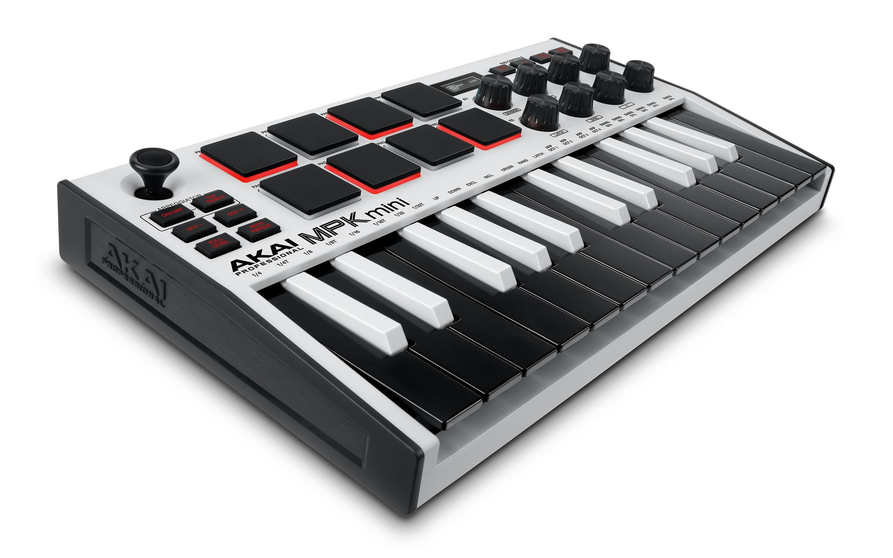 Akai MPK Mini MK3 MIDI Keyboard & Controller In White - 400995-MPKminiMKIII_white_angle_web.jpg