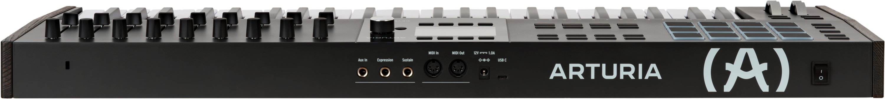 Arturia Keylab MK3 49 Black MIDI Keyboard & Controller - KEYLAB_49_BLACK_BACK.jpg