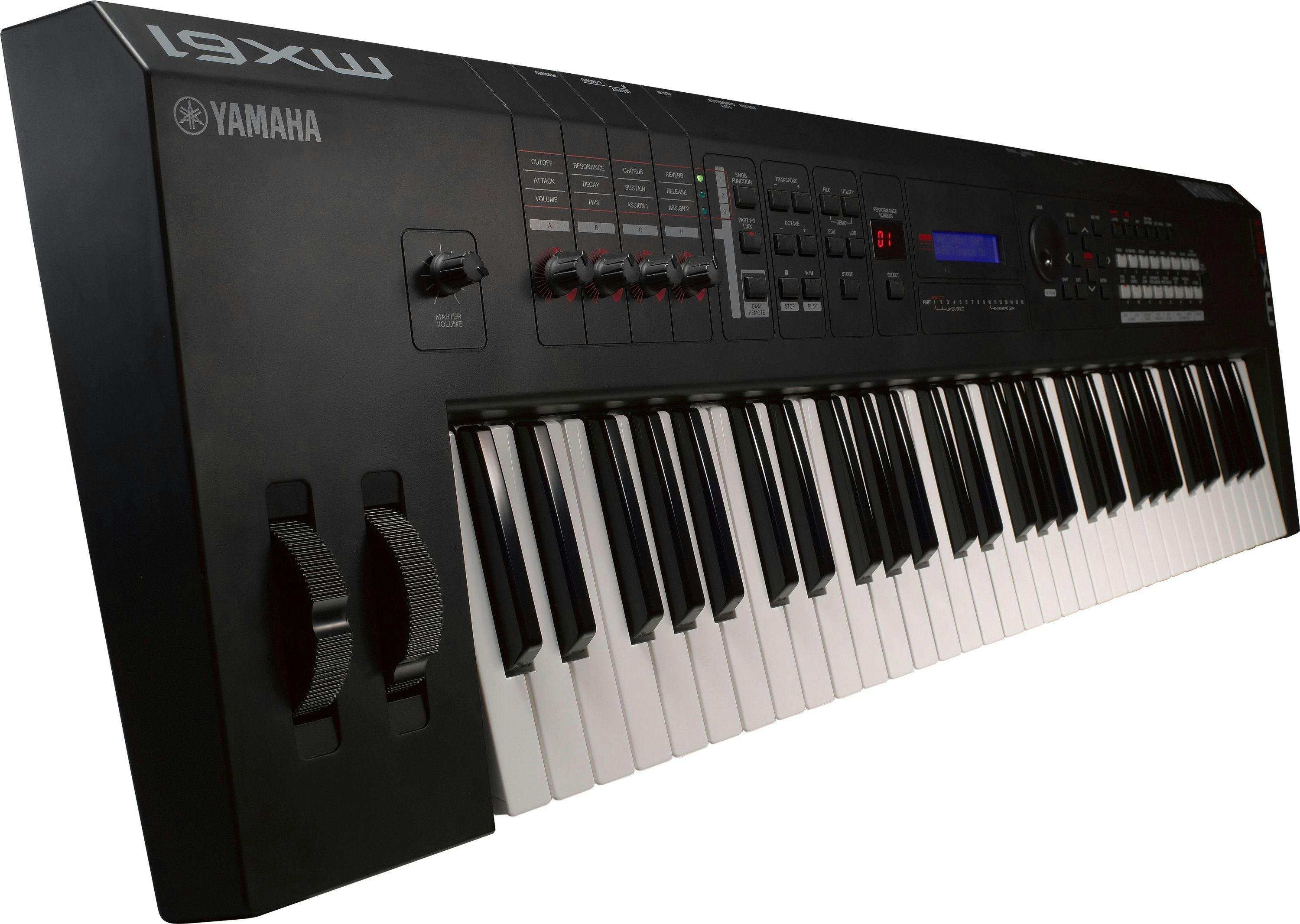 Yamaha MX61 MKII 61 Key Digital Synthesizer in Black Yamaha MX61 MKII 61 Key Digital Synthesizer in Black