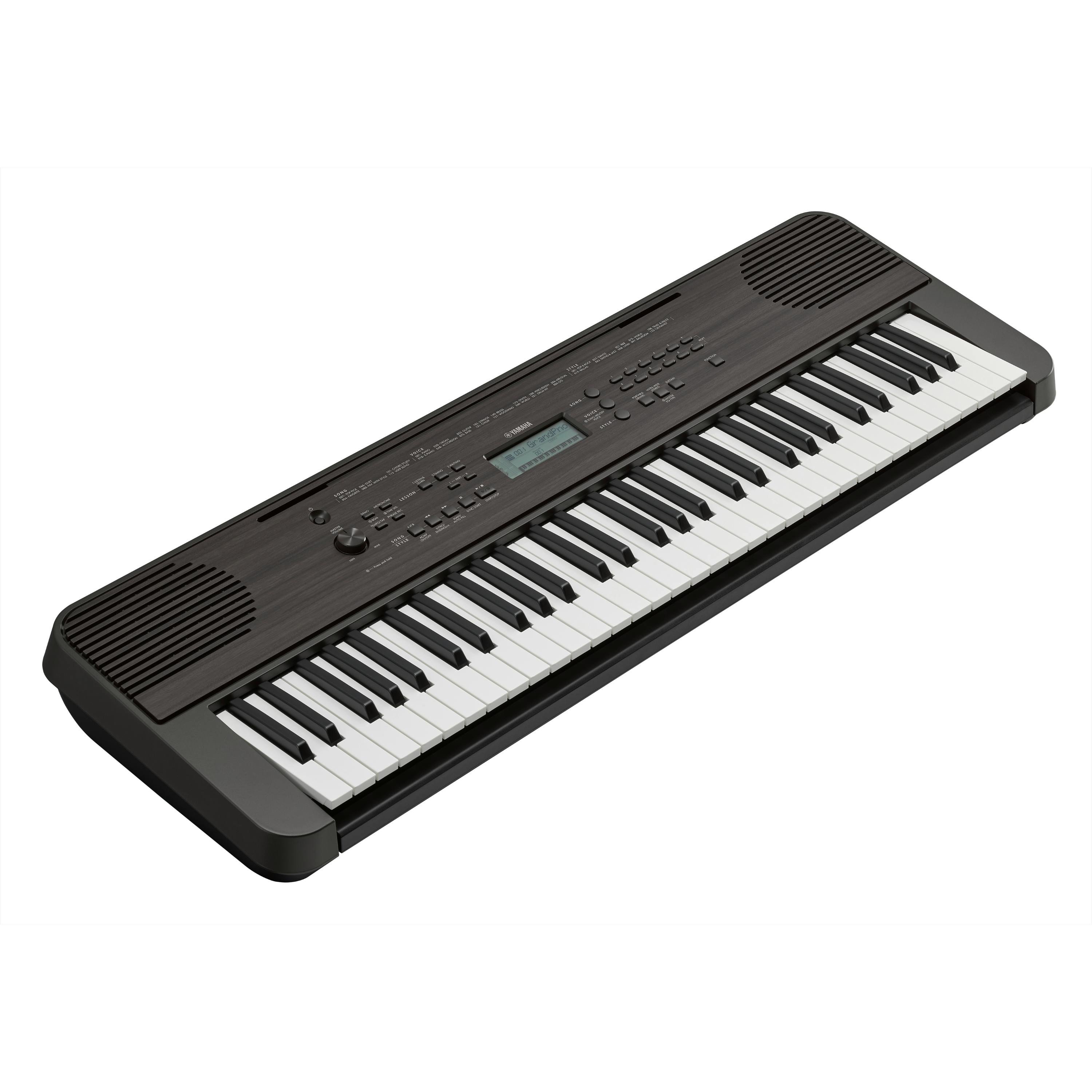 Yamaha PSR-E360B デジタルキーボード Yamaha PSR-E360 Digital Keyboard in Dark Walnut - Andertons Music Co.