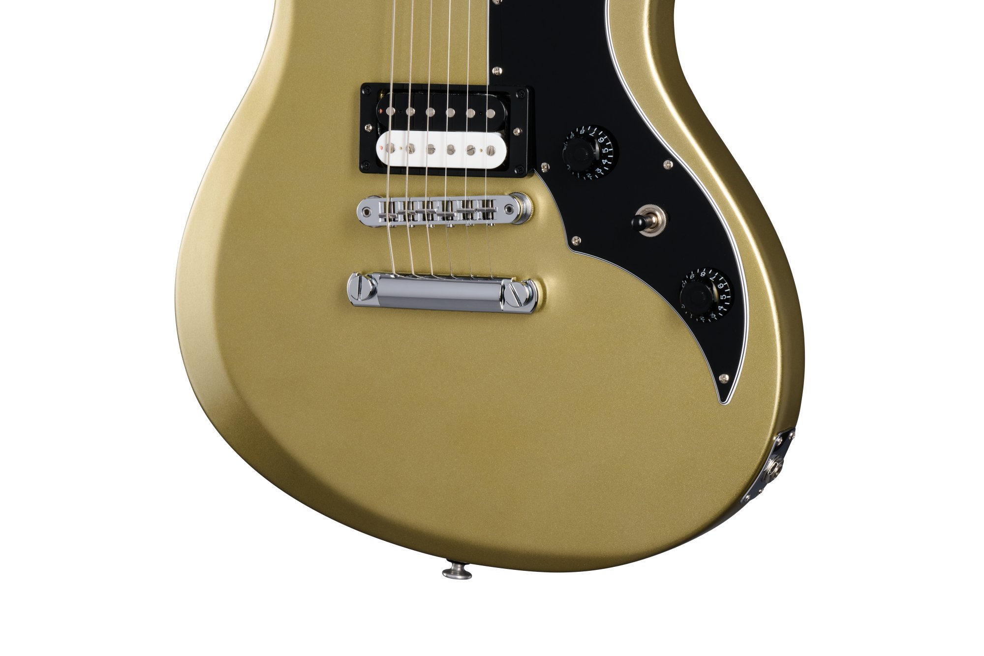 Gibson USA Victory Electric Guitar in Gold Mist Satin - VIC00ZPCH1_knobs.jpg