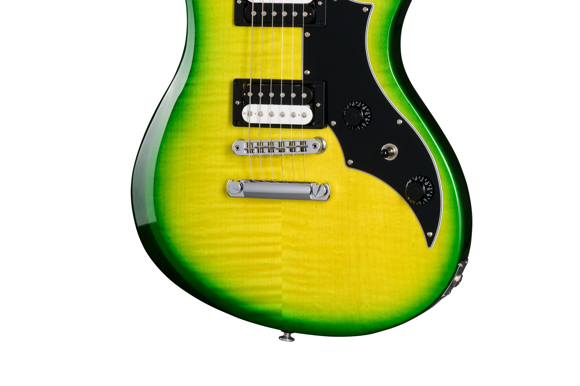 Gibson Victory Figured Top Electric Guitar in Iguana Burst - VICF00IUCH1_knobs.jpg
