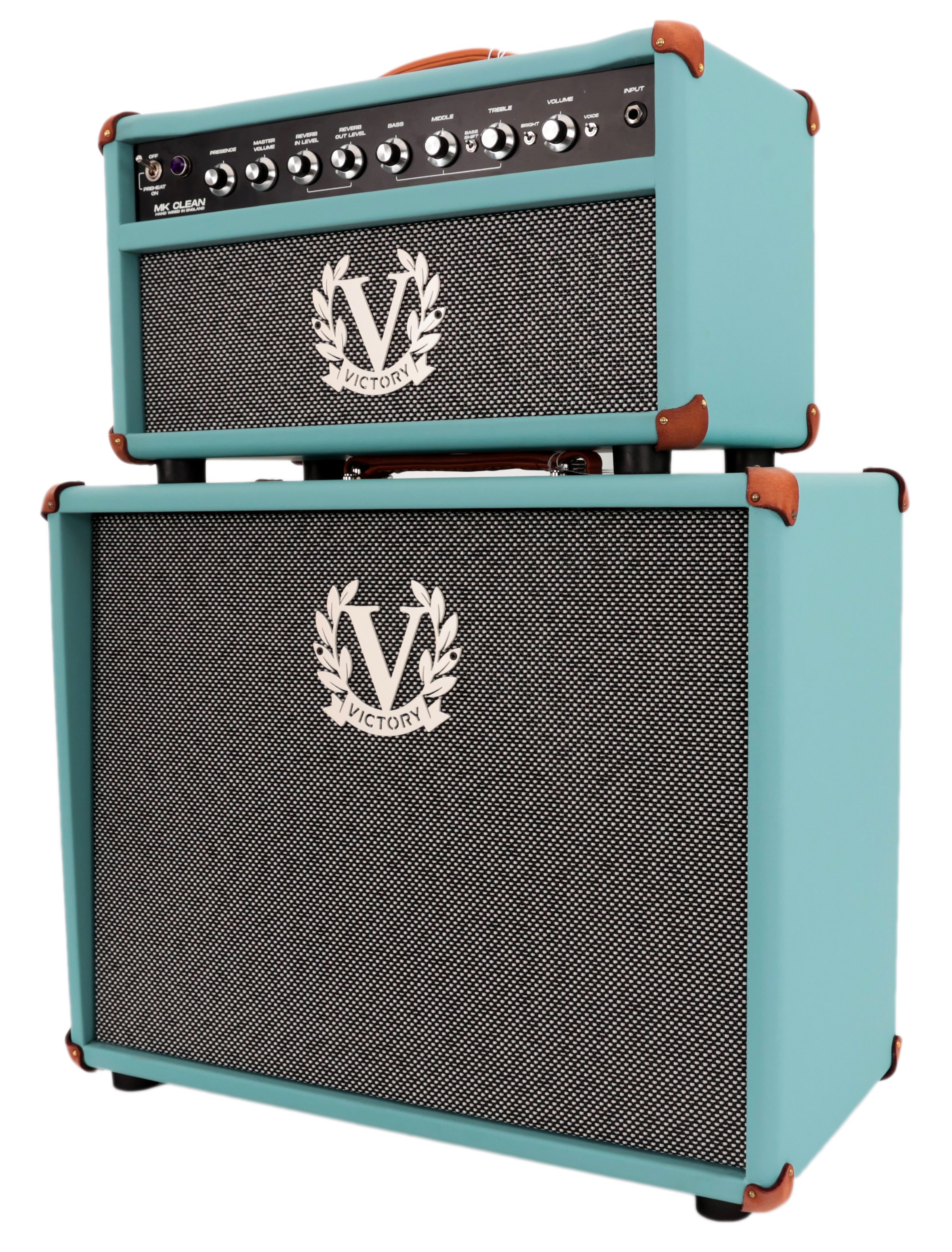 Victory MK Clean 100w Hand-Wired Valve Amp Head & 1x12 Cab in Aqua - VIC-MK-112-01   VIC-MK-CLEAN-01 (3).jpg