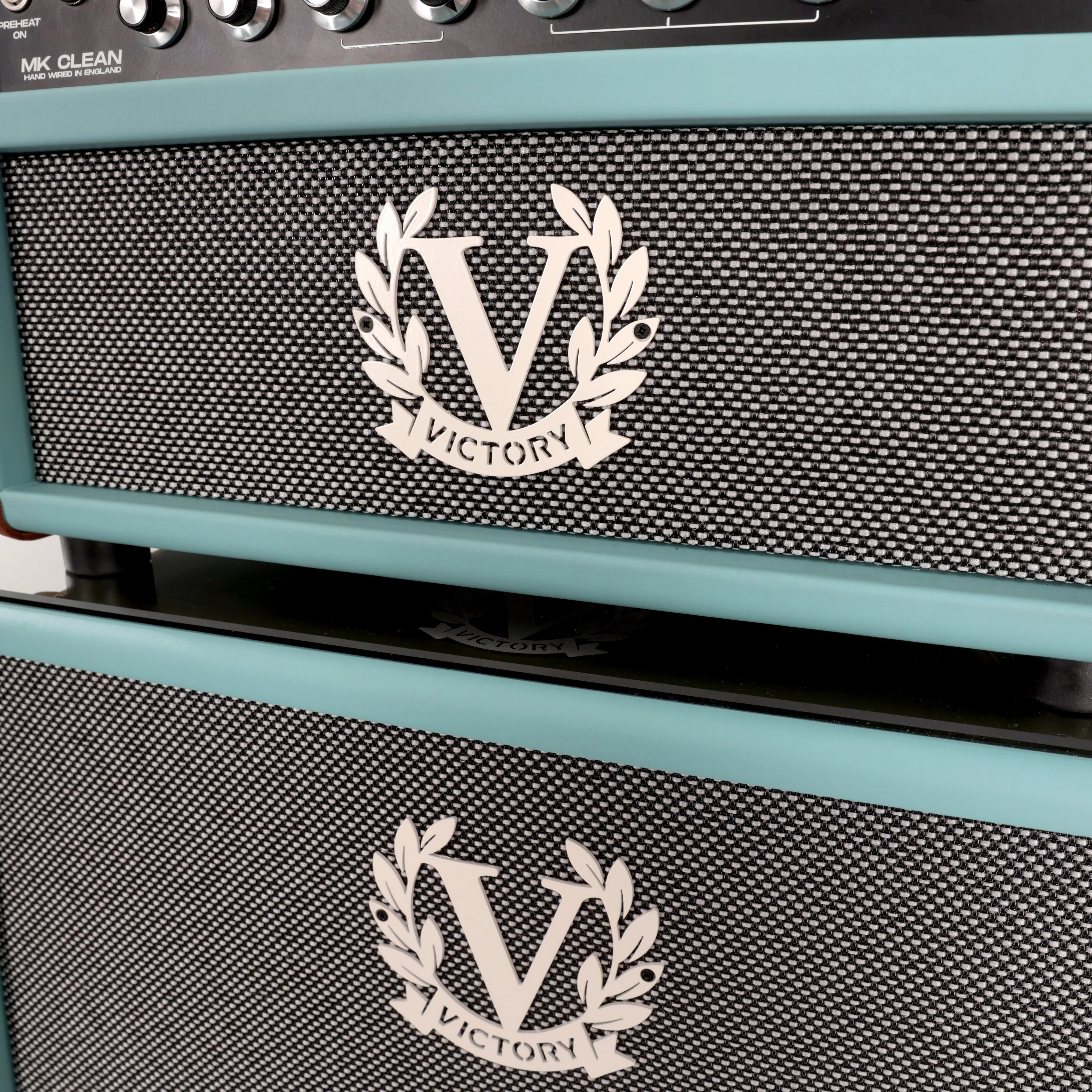 Victory MK Clean 100w Hand-Wired Valve Amp Head & 1x12 Cab in Aqua - VIC-MK-112-01   VIC-MK-CLEAN-01 (9).jpg