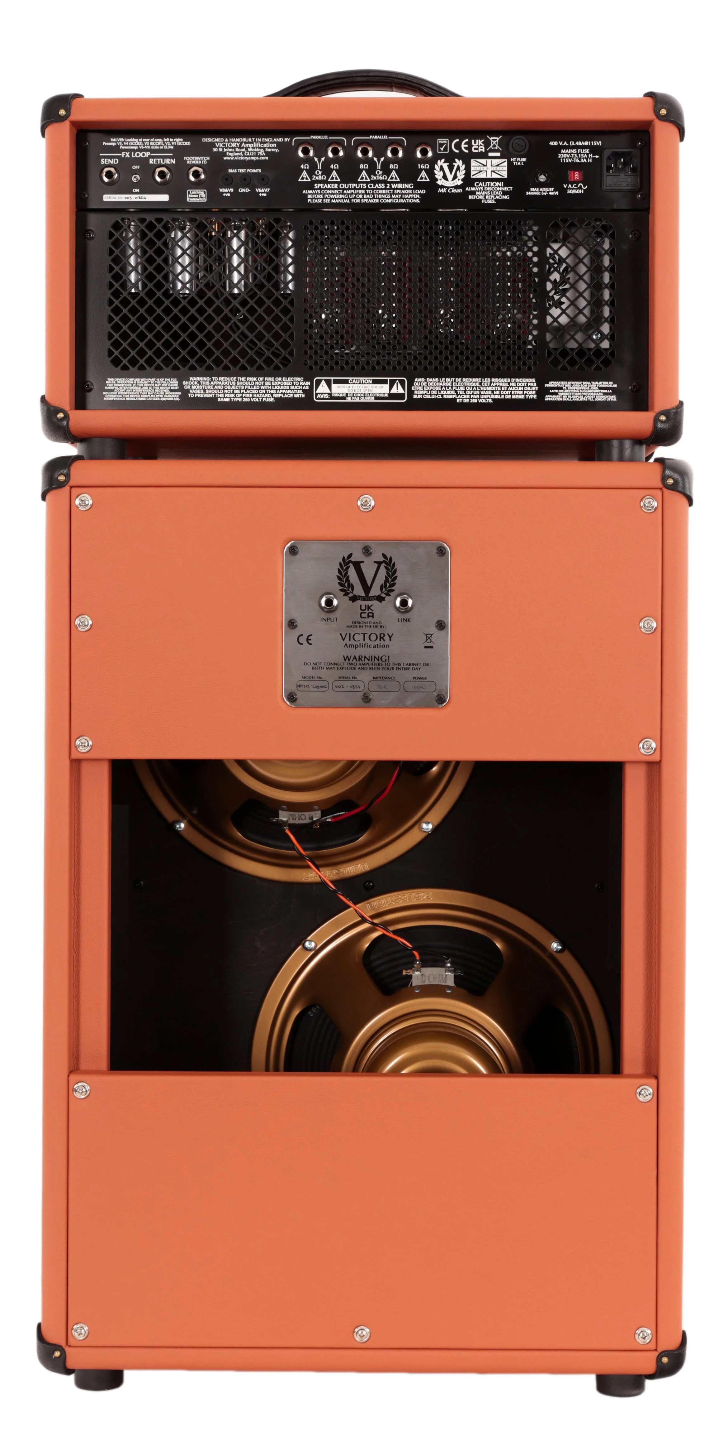 Victory MK Clean 100w Hand-Wired Valve Amp Head & 2x12 Cab in Cognac - VIC-MK-212V-02    VIC-MK-CLEAN-02  (10).jpg