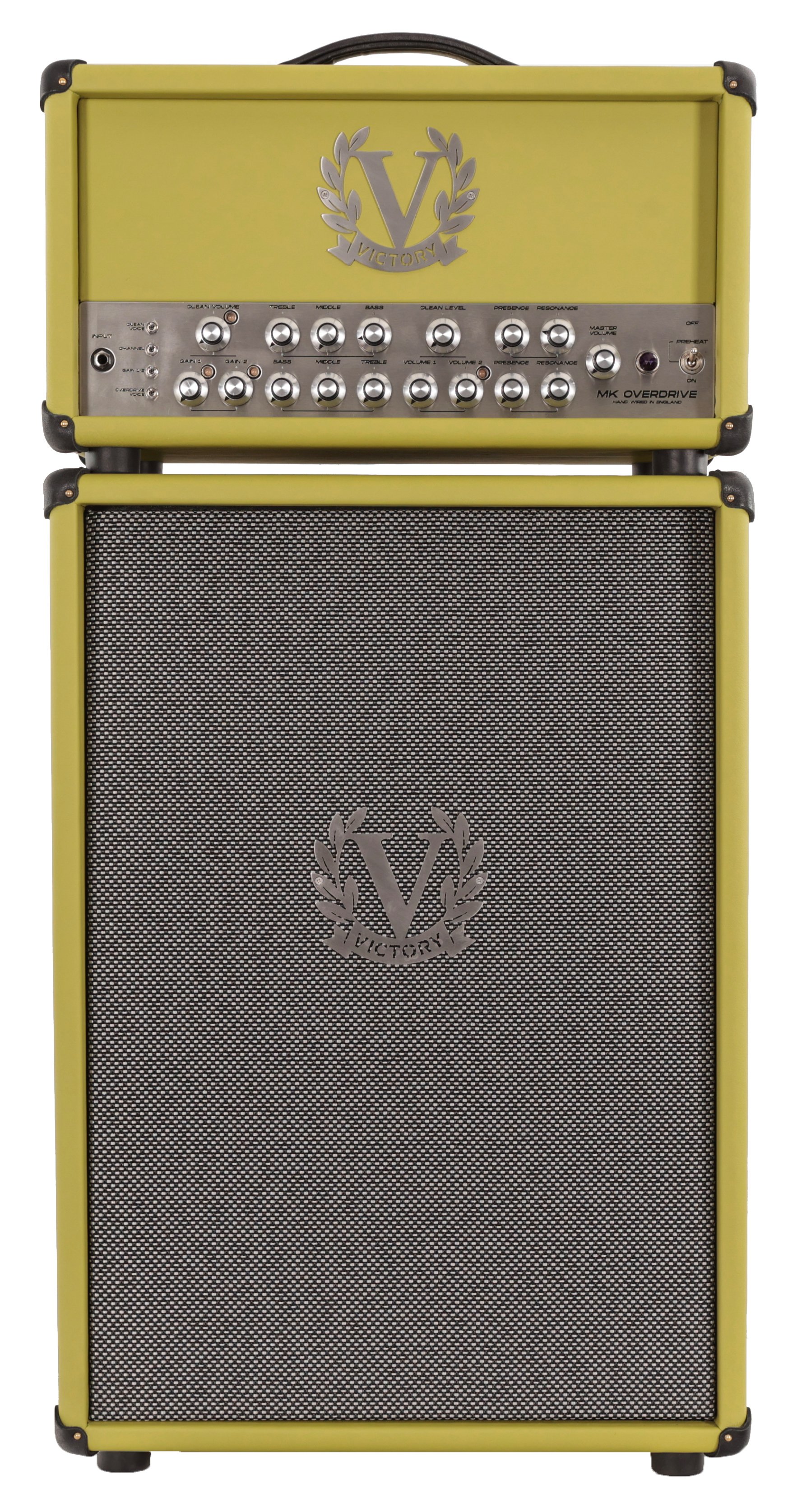 Victory MK Overdrive 100w Hand-Wired Valve Amp Head & 2x12 Cab in Parrot - VIC-MK-OD-02   VIC-MK-212V-01  (6).jpg