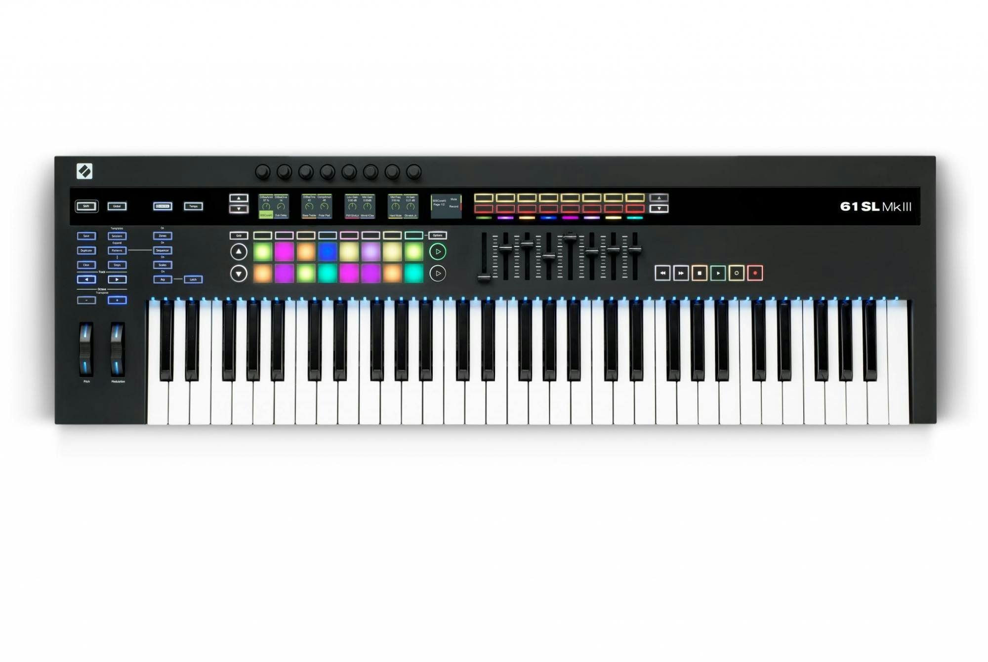 Novation 61 SL MKIII Workstation MIDI Keyboard & Controller - 296750-61SL_MKIII_Overhead_Ableton-2.jpg