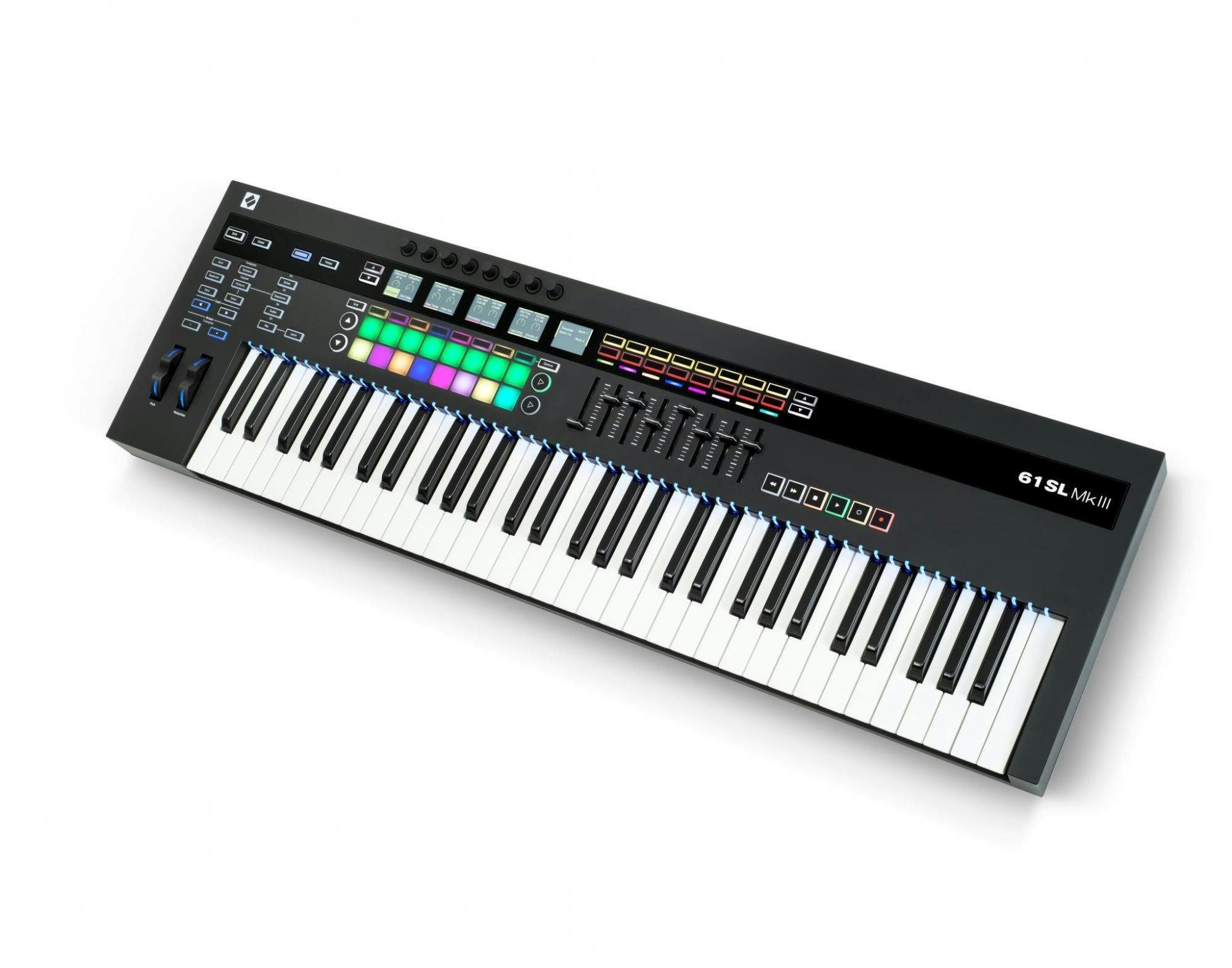 Novation 61 SL MKIII Workstation MIDI Keyboard & Controller - 296751-61SL_Elevated-3quart_Ableton.jpg