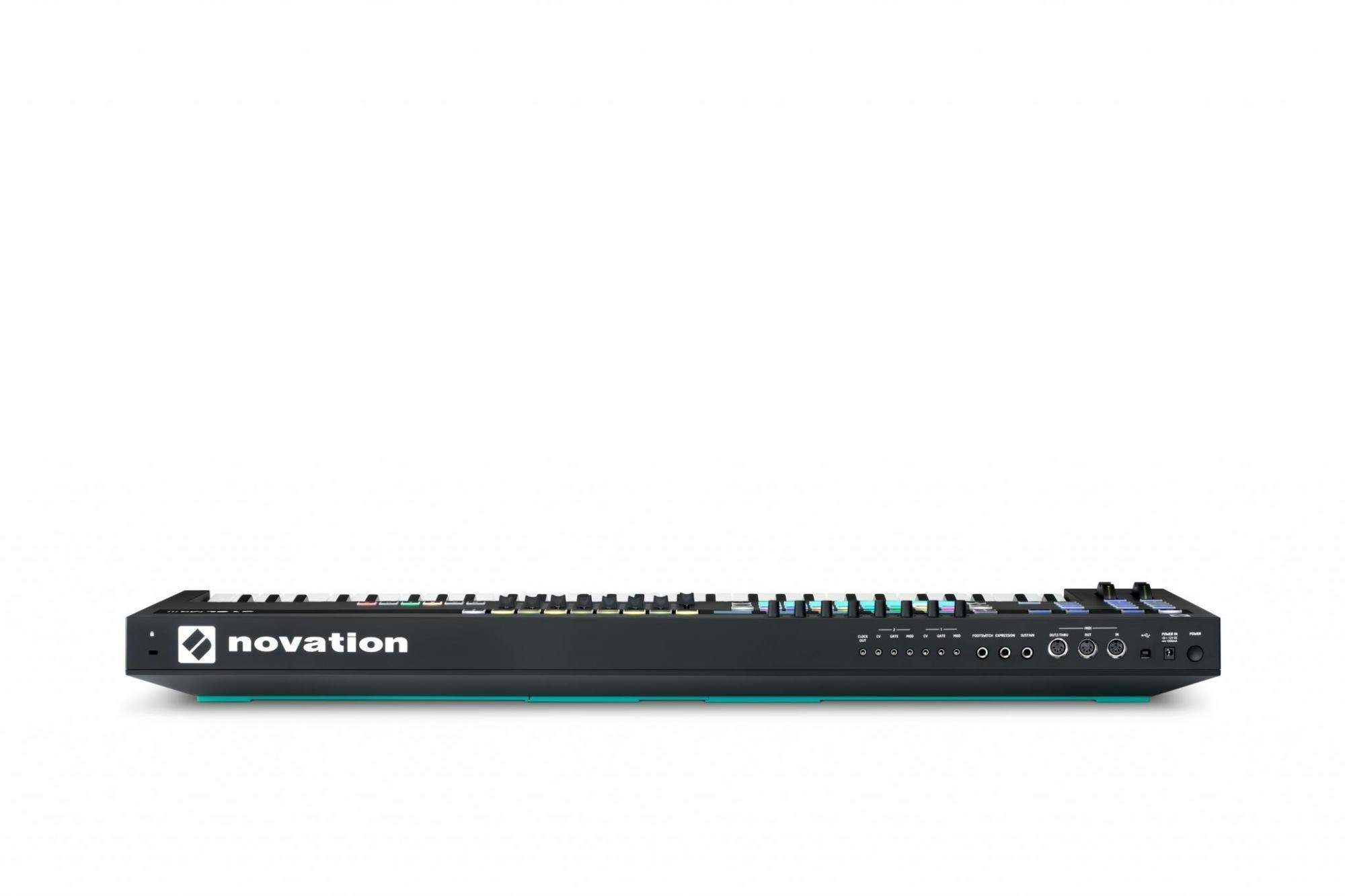 Novation 61 SL MKIII Workstation MIDI Keyboard & Controller - 296752-61SL_MKIII_Rear-elevated.jpg