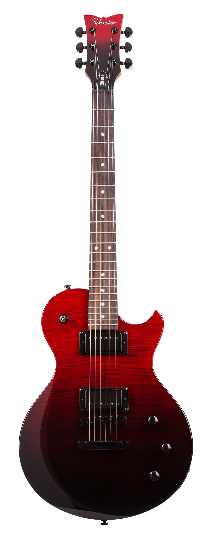 Schecter SOLO-II Standard Electric Guitar in Bloodburst - SOLO II STANDARD BLOOD BURST 3960 FLAT.jpg