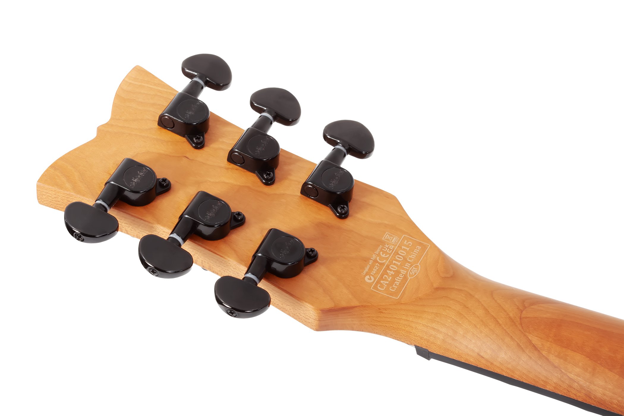 Schecter SOLO-II Standard Electric Guitar in Bloodburst - SOLO II STANDARD BLOOD BURST 3960 HEADSTOCK BACK.jpg