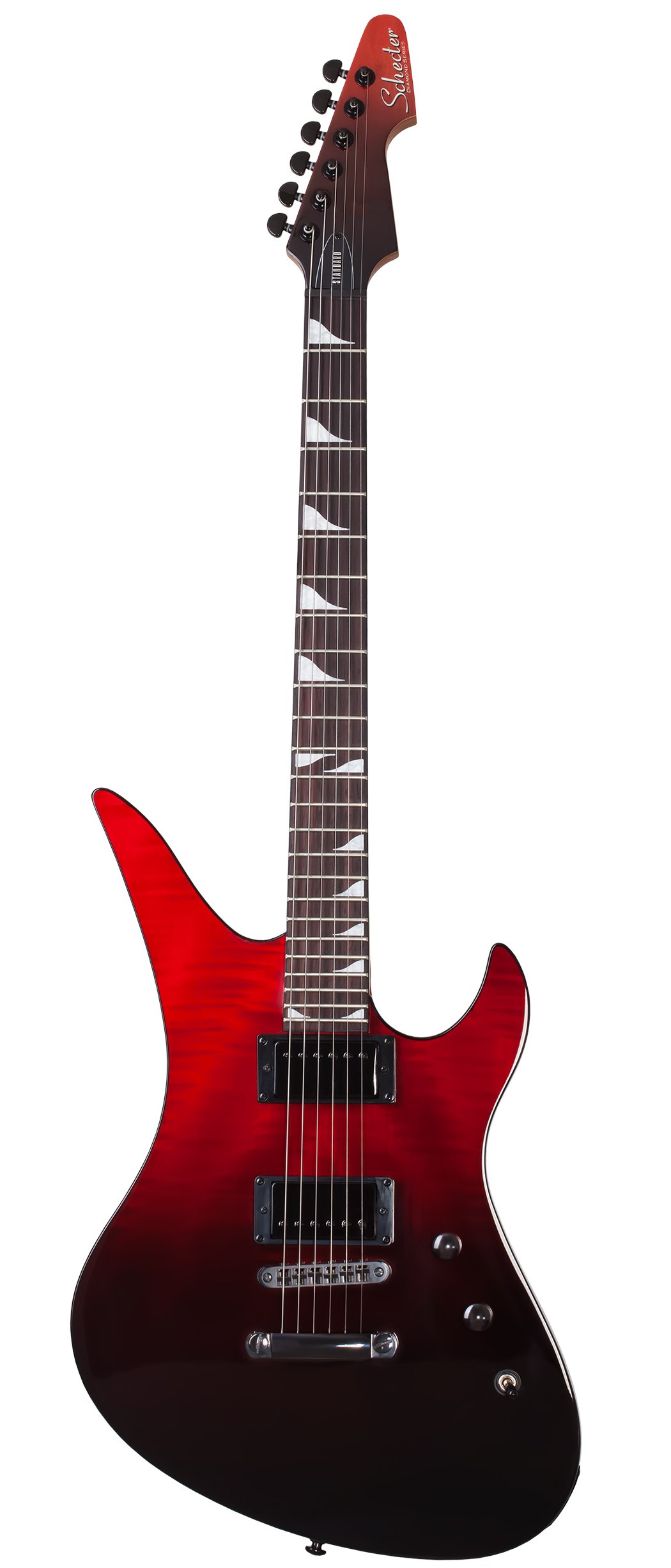 Schecter Avenger Standard Electric Guitar in Bloodburst - Avenger Standard Blood Burst 3963  FLAT copy.jpg
