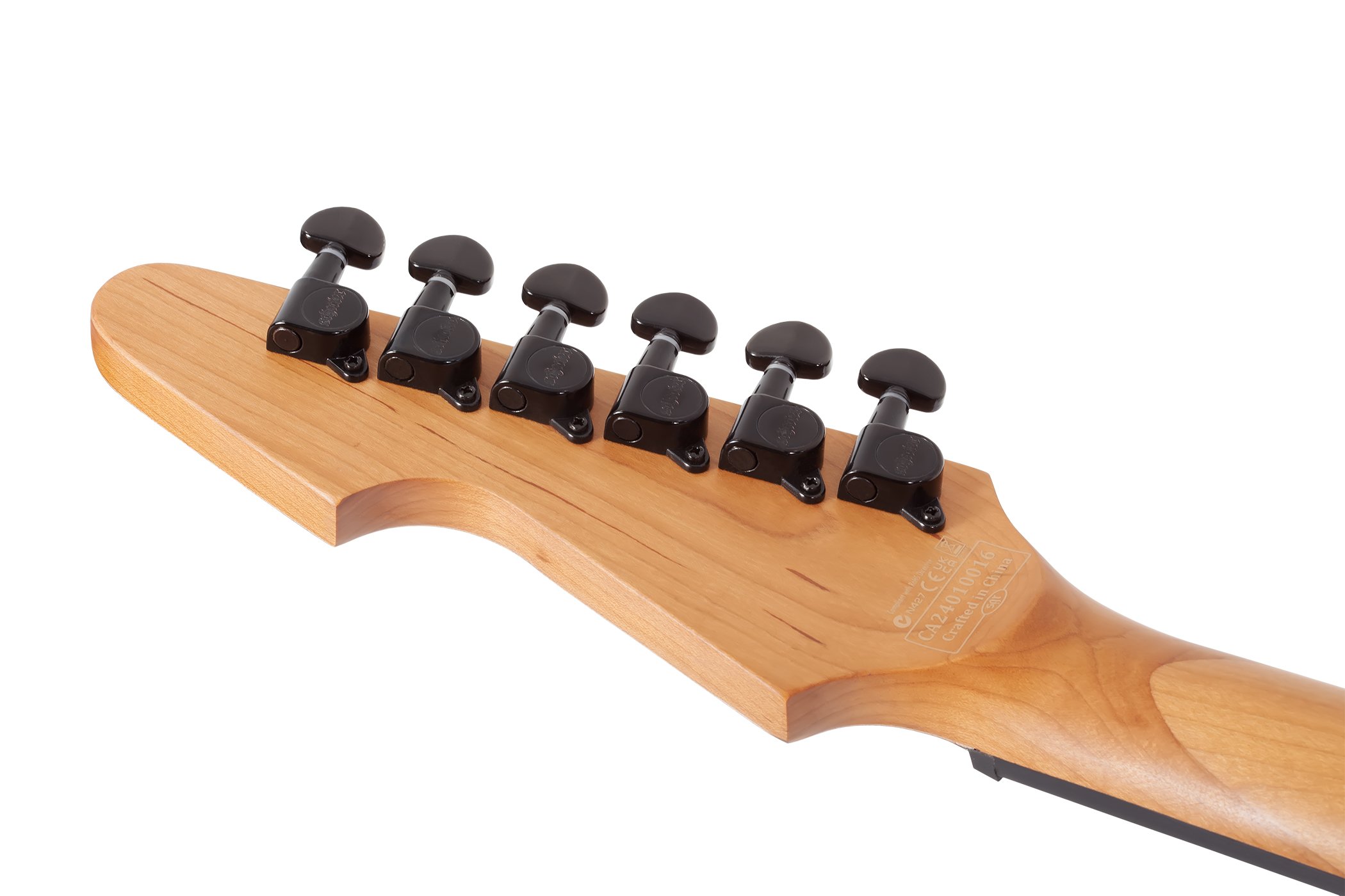 Schecter Avenger Standard Electric Guitar in Bloodburst - Avenger Standard Blood Burst 3963 HEADSTOCK BACK.jpg