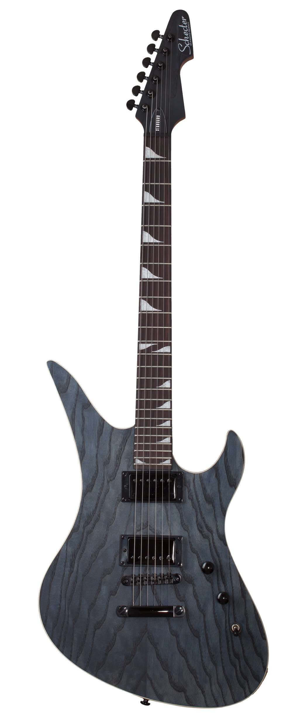 Schecter Avenger Standard Electric Guitar in Charcoal Satin - Avenger Standard Charcoal Satin 3964 FLAT copy.jpg