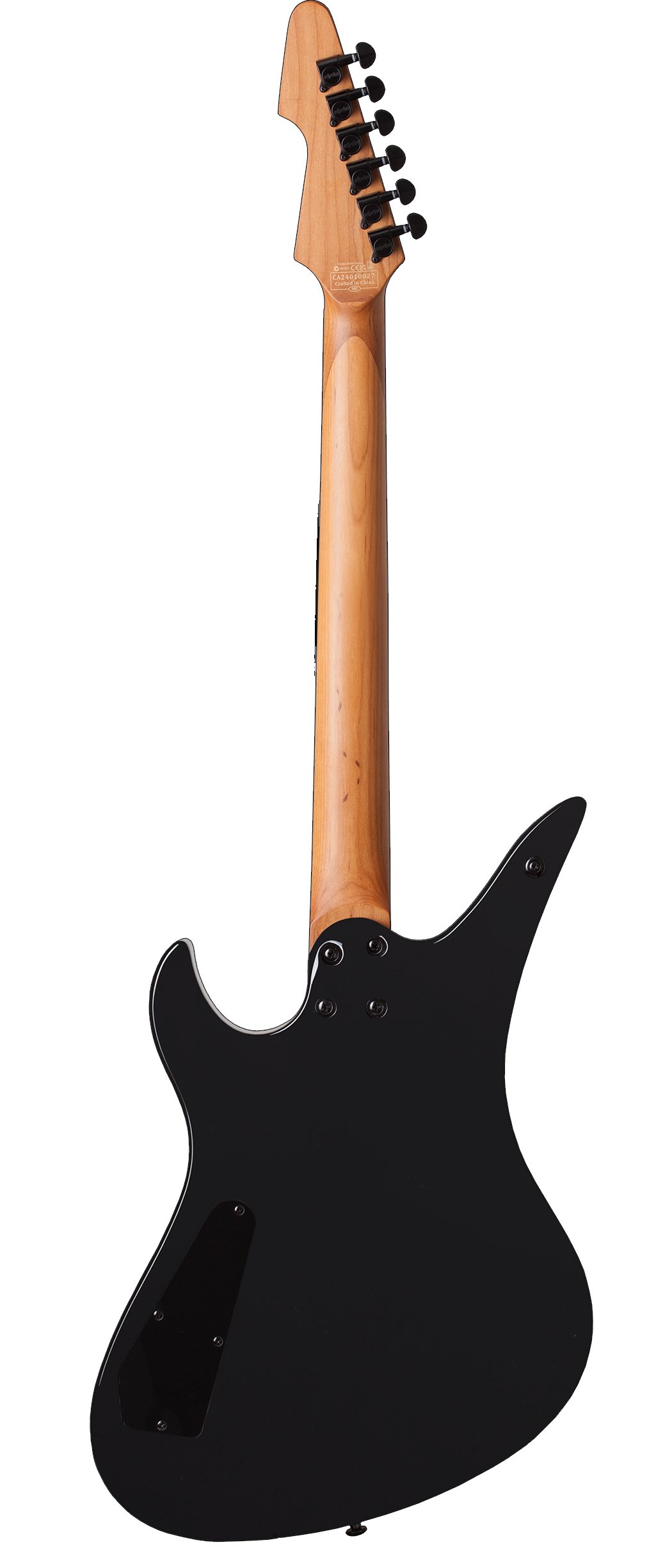 Schecter Avenger Standard Electric Guitar in Charcoal Satin - Avenger Standard Charcoal Satin 3964 BACK FLAT copy.jpg