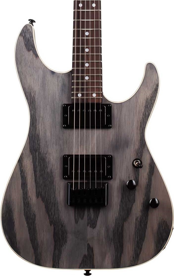 Schecter C-1 Standard Electric Guitar in Charcoal Satin - 240827428779008f.jpg