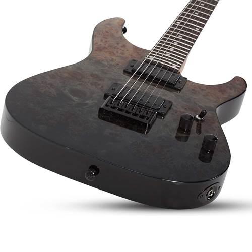 Schecter C-1 Standard Electric Guitar in Black Fade Burst Burl - 240827428778008f1.jpg