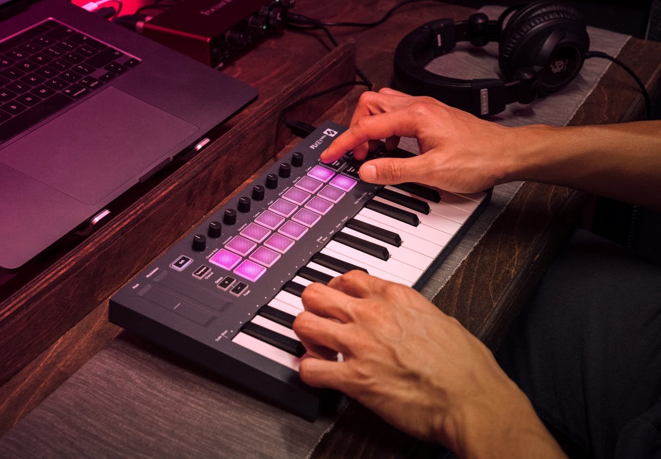 Novation FLkey Mini Dedicated FL Studio MIDI Keyboard & Controller