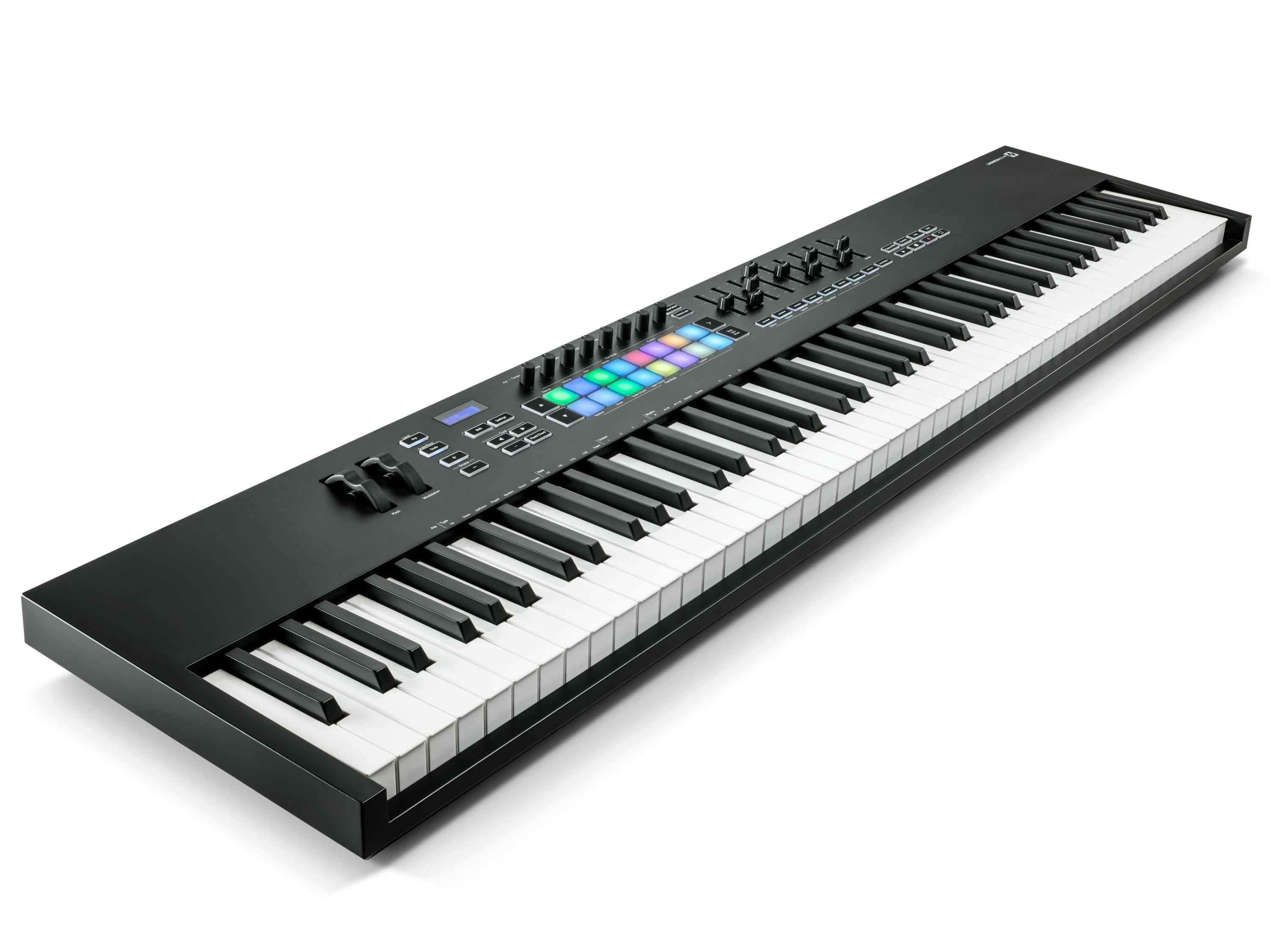 Novation Launchkey 88 MK3 MIDI Keyboard & Controller - 508200-LK88_3quart-left_HR.jpg