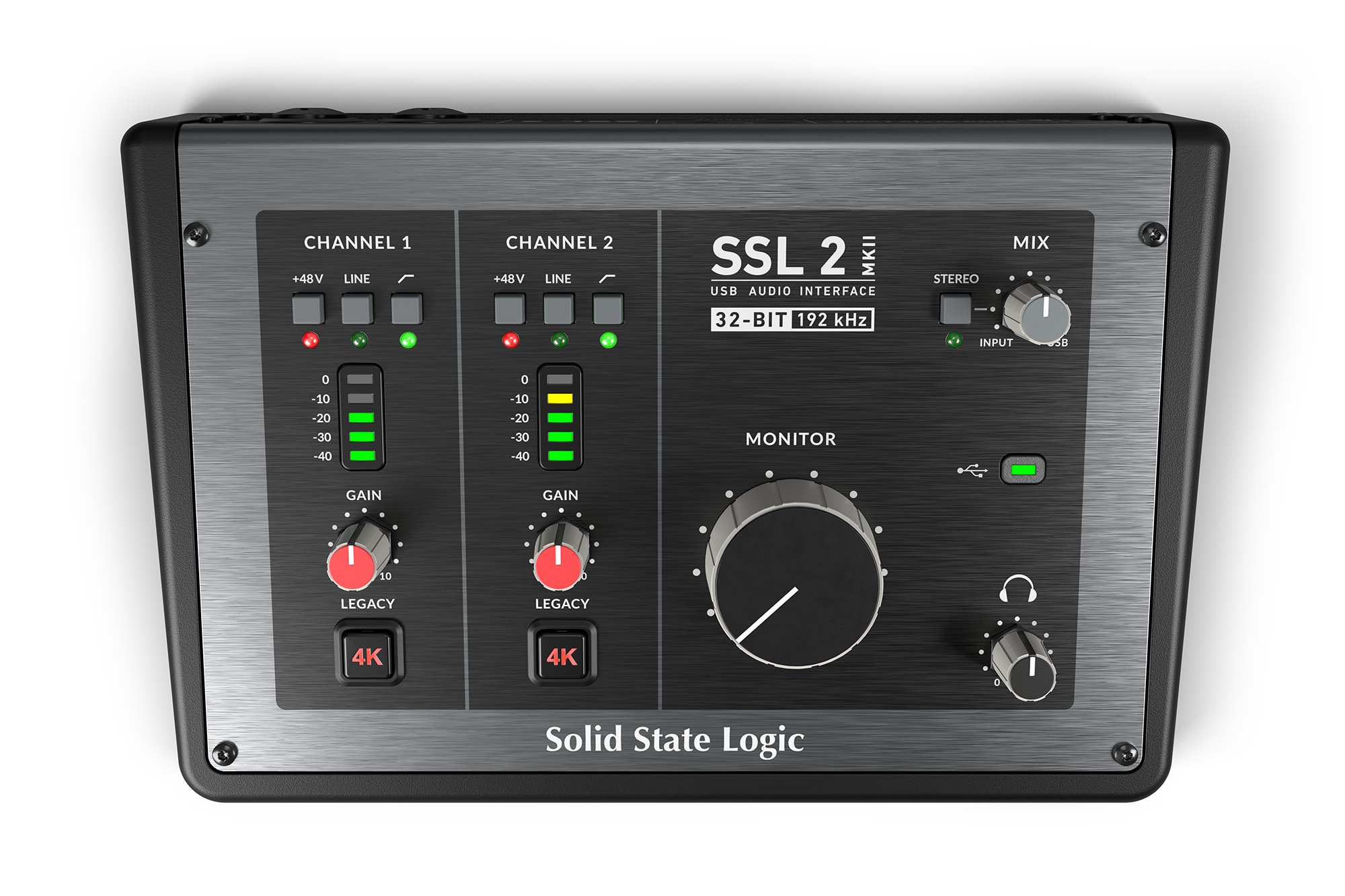 SSL 2 V2 USB-C Audio Interface with Analog Mic Preamps - Andertons