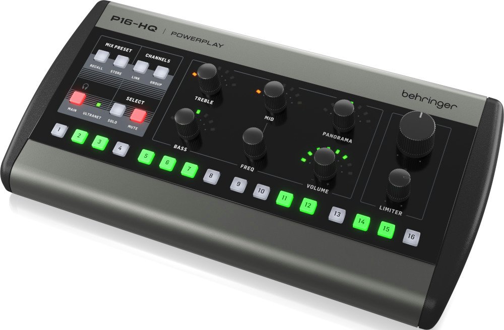 Behringer Powerplay P16-HQ - 16-Channel Personal Monitoring Mixer - Image_BE_0609-AAP_P16-HQ_Media-Right.jpg