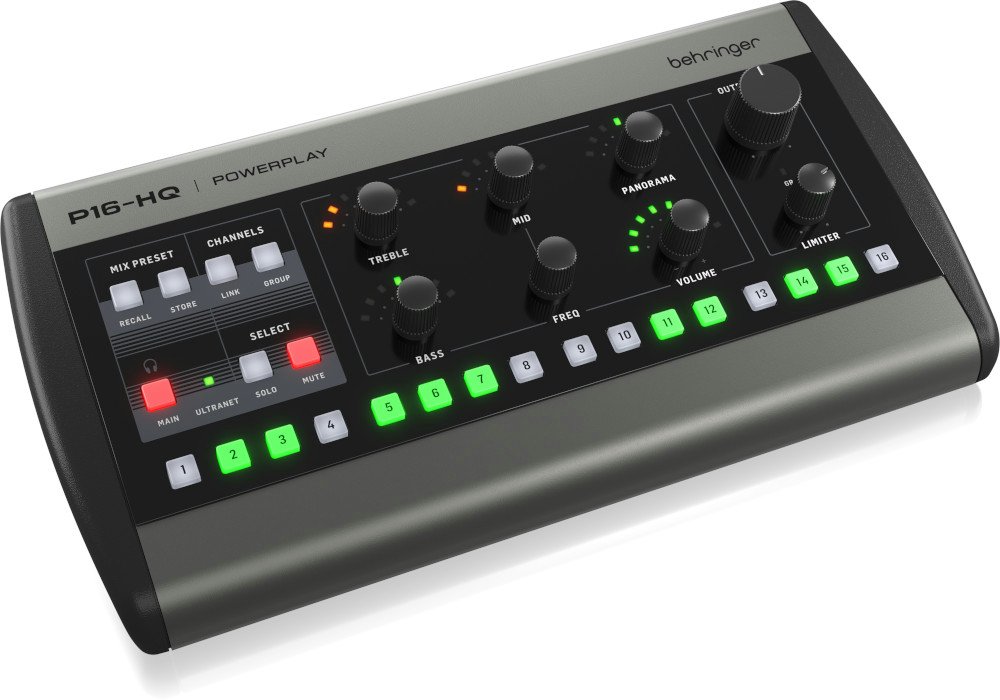 Behringer Powerplay P16-HQ - 16-Channel Personal Monitoring Mixer