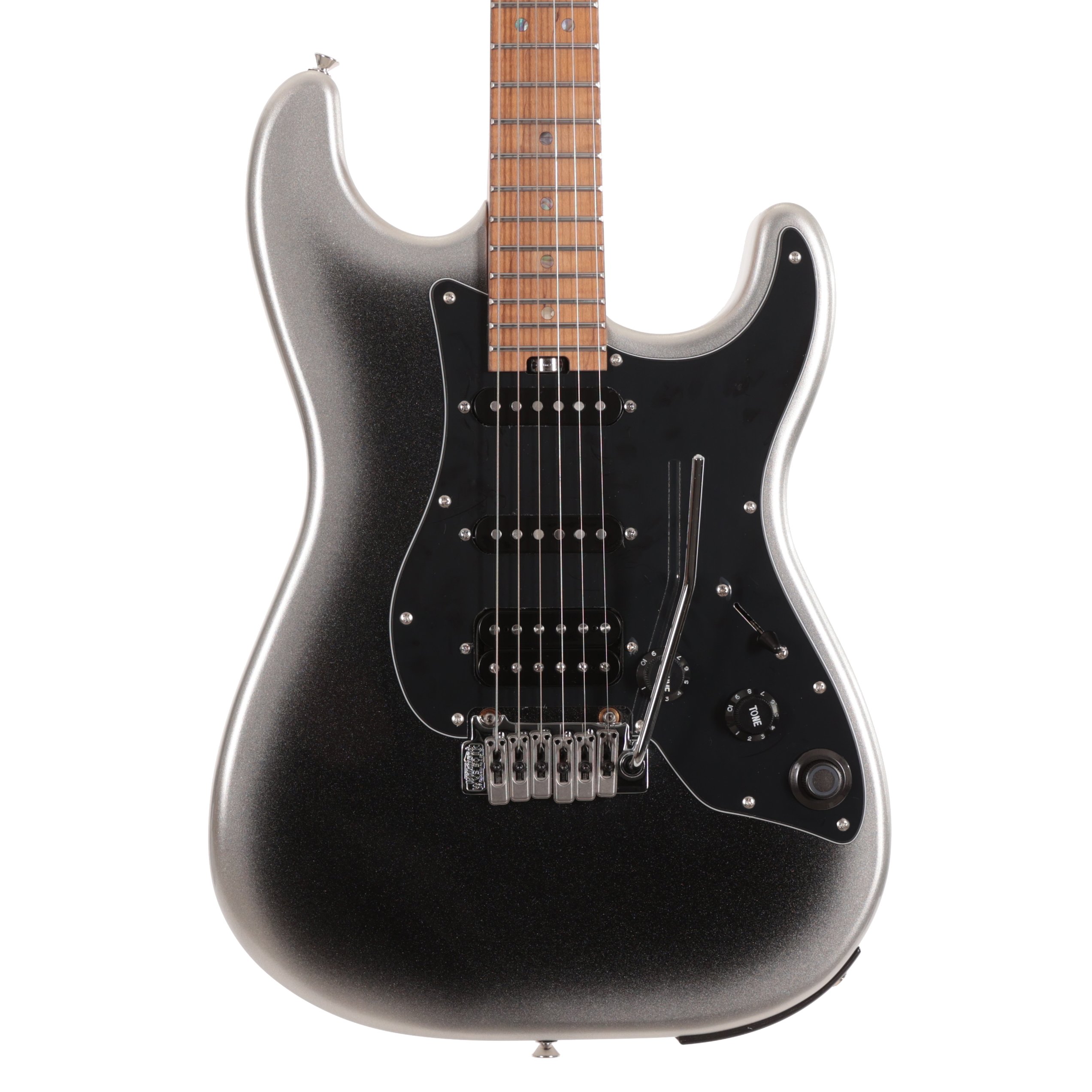Mooer GTRS P801 Professional Intelligent Guitar In Dark Silver Roasted Maple Board - P801DS (3).jpg