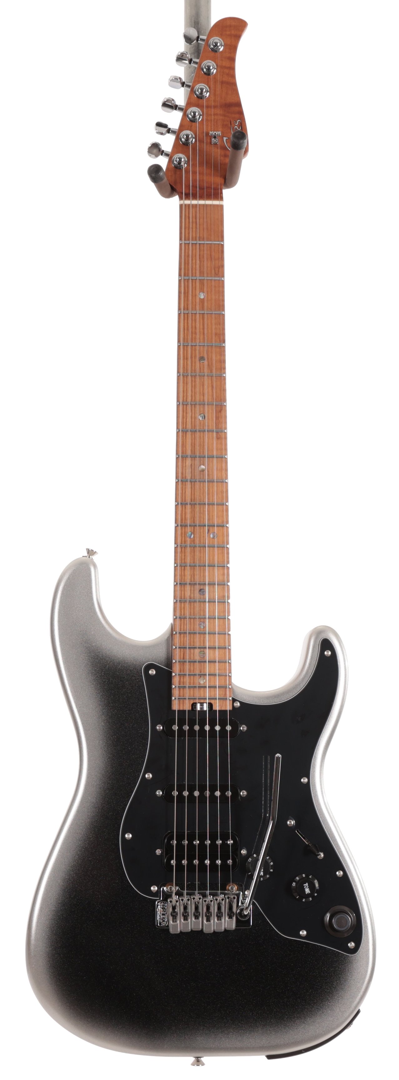 Mooer GTRS P801 Professional Intelligent Guitar In Dark Silver Roasted Maple Board - P801DS (4).jpg