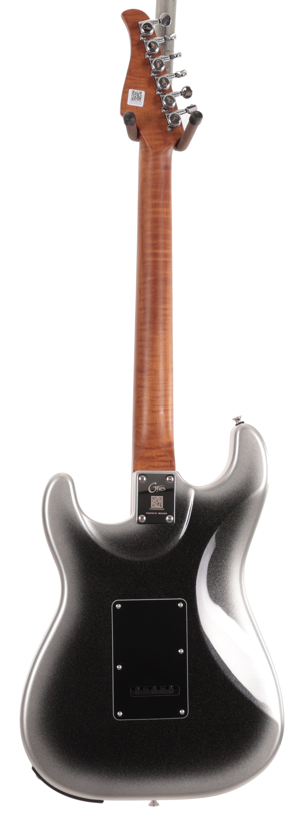 Mooer GTRS P801 Professional Intelligent Guitar In Dark Silver Roasted Maple Board - P801DS (5).jpg