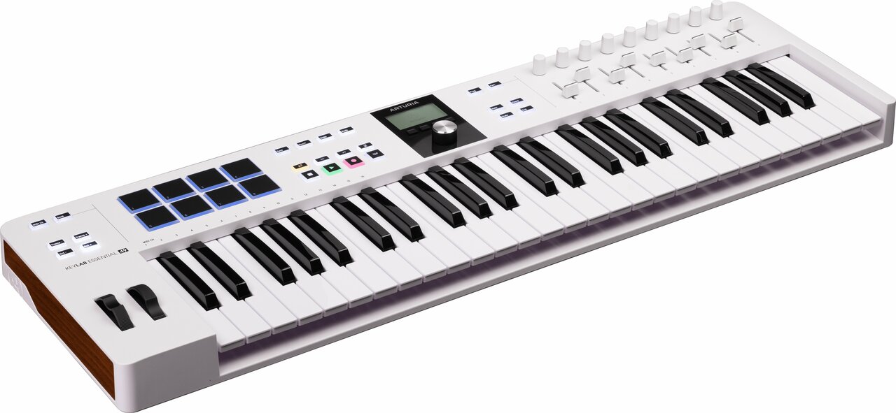 Arturia Keylab Essential 3 49-note in White - 231521-KLE49-White-Side2.jpg