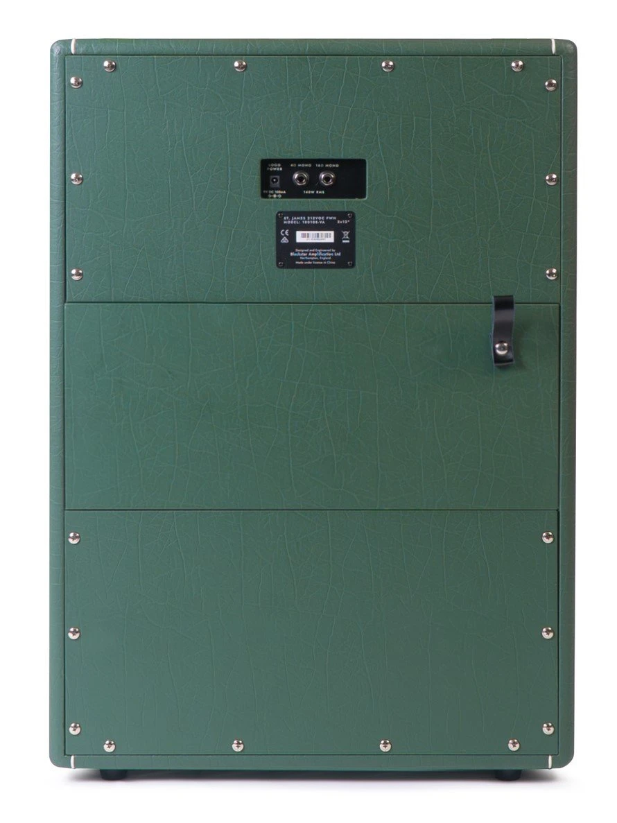 Blackstar St James JJN Jared James Nicholls signature 212VOC 2X12 Cab in Racing Green - BA263012-H ST-JAMES-JJN-212VOC-REAR-CLOSED.jpg