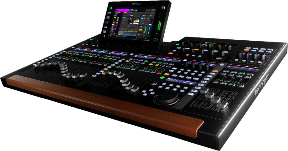 Behringer WING-BK 48-Channel Mixing Console in Black - Image_BE_0603-AFC_WING-BK_Dark-Right.jpg