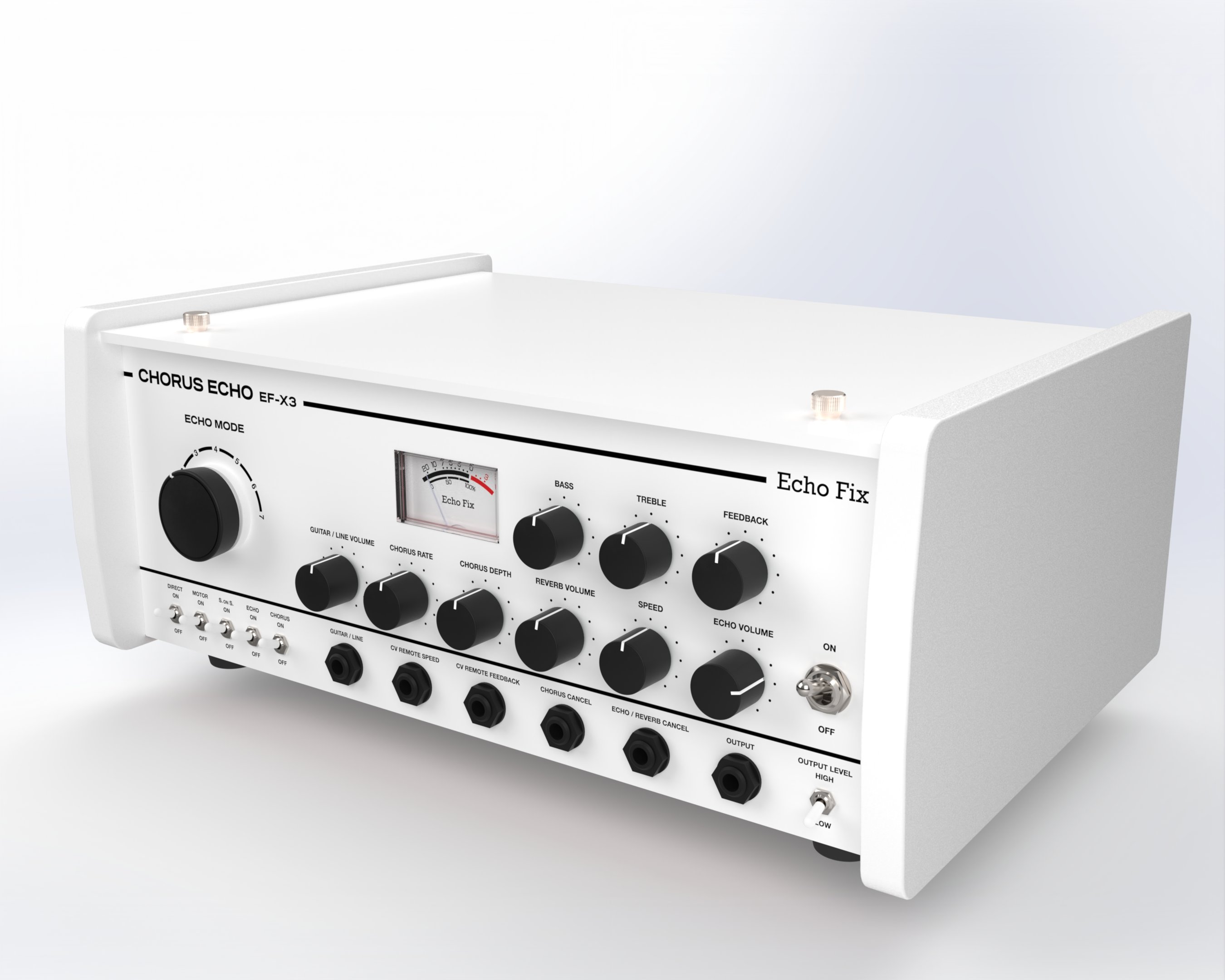 Echo Fix EF-X3D Limited Edition Tape Echo in White - EF-X3D-WHT - main image.jpg
