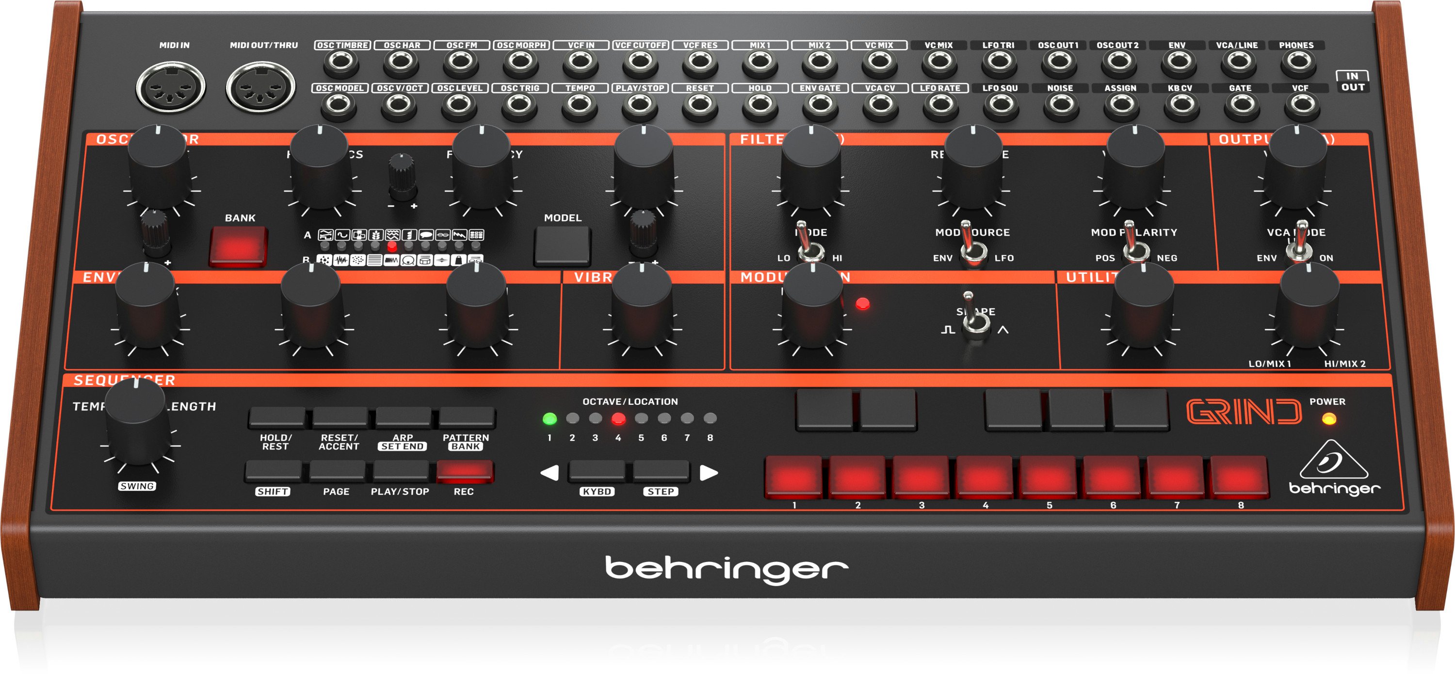 Behringer GRIND Hybrid Semi-Modular Synthesizer - Andertons Music Co