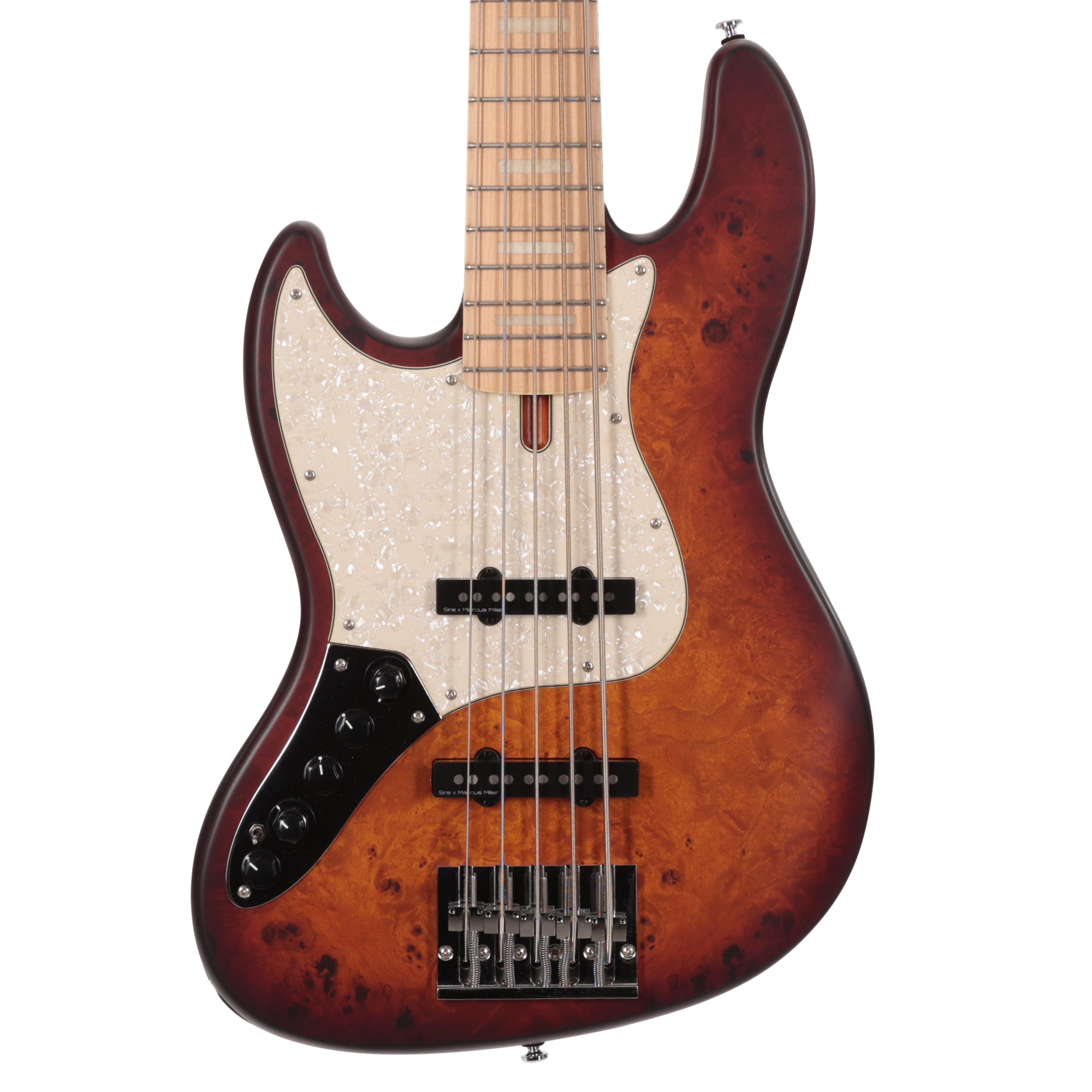 Sire Marcus Miller V7 Reissue Left Handed Swamp Ash 5 String in Tobacco Sunburst Satin - SIRELHV7RESA5TSS (2).jpg